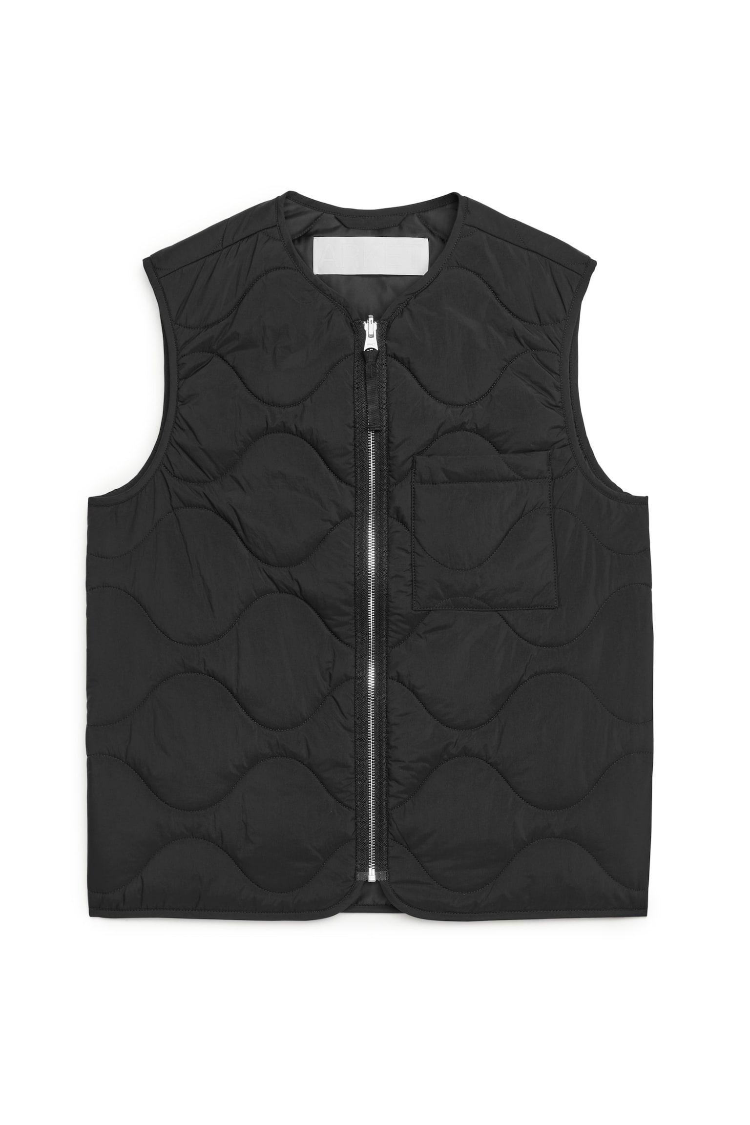 2-in-1 Quilted Liner Vest - Black/Green/Dark Khaki/Dark Blue/Burgundy/Yellow - 5