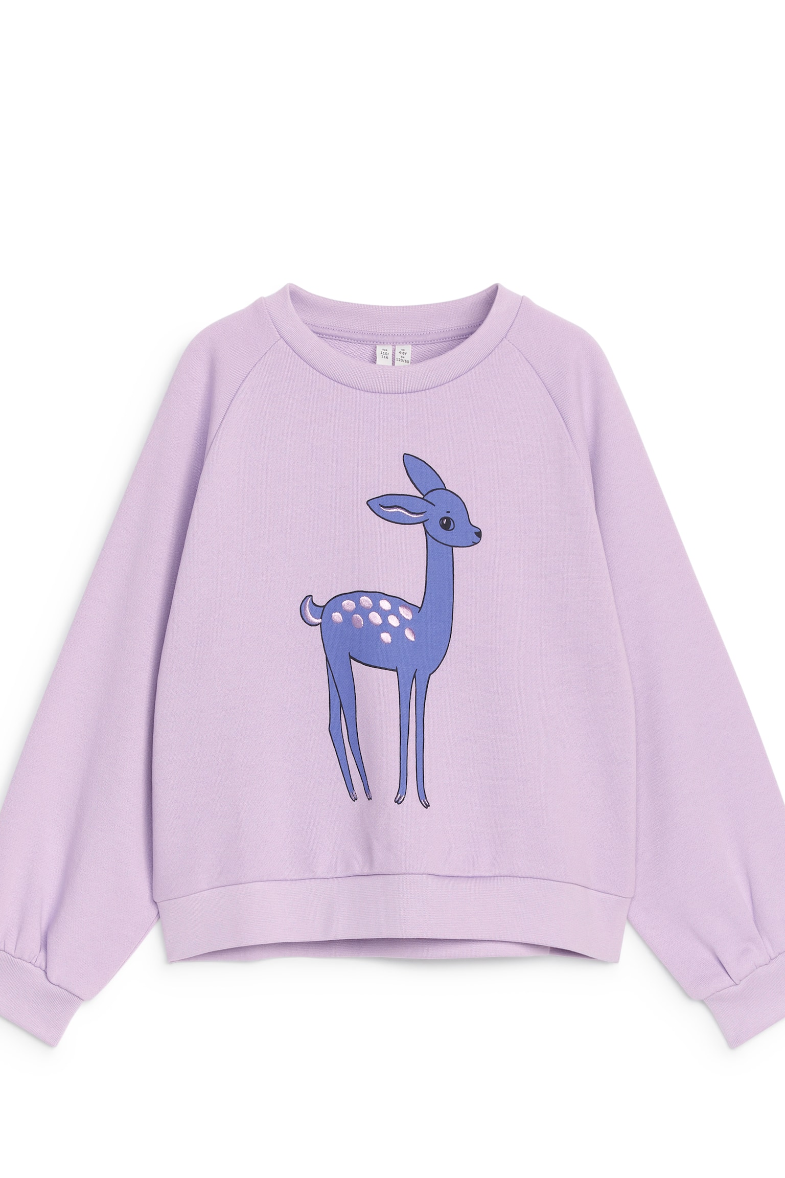 Relaxed Sweatshirt - Lilac/Reindeer/Grey/Rabbits/Red/Pink/Burgundy/Pink/Black/Off White - 1