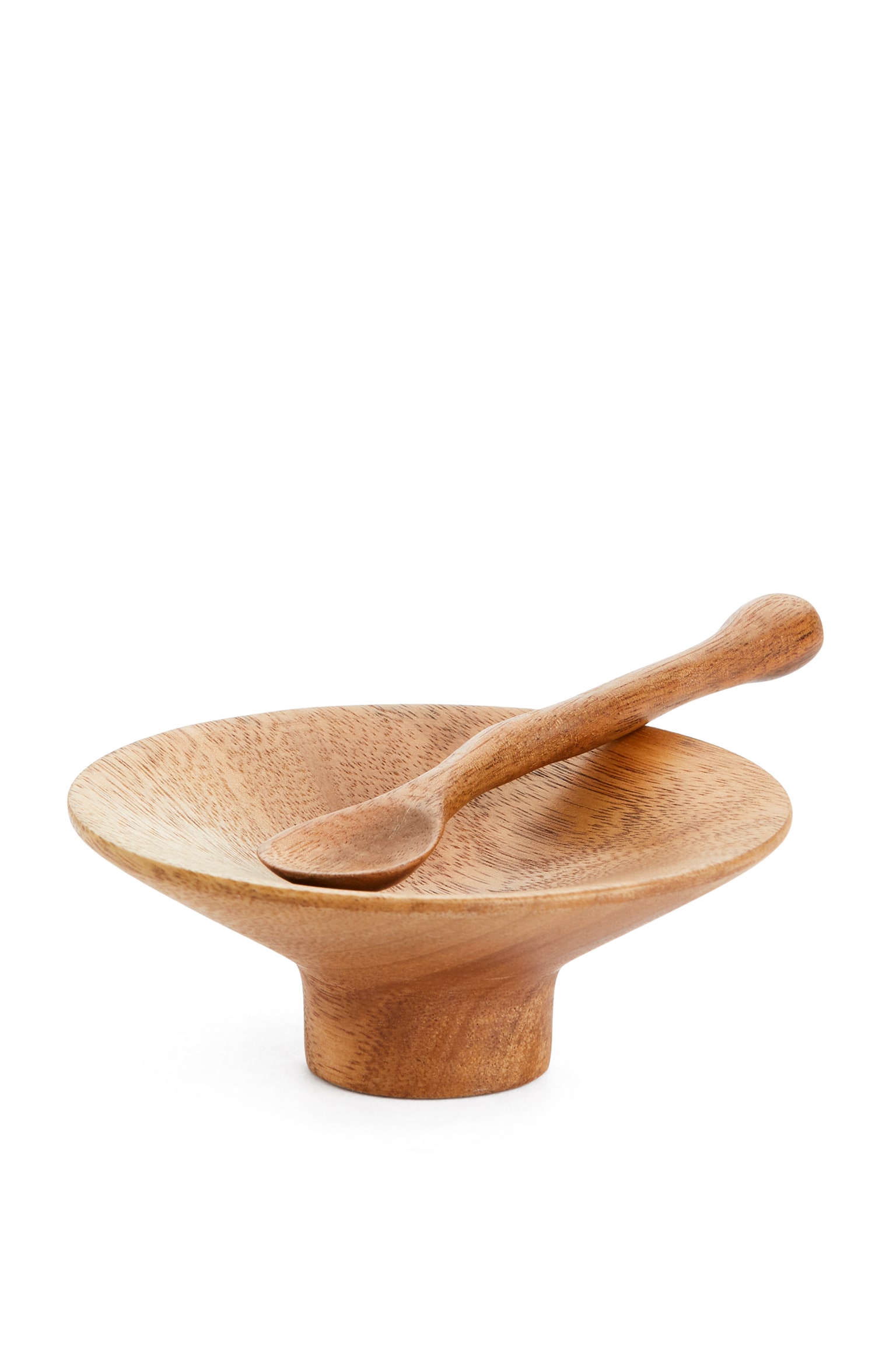 Small Wooden Bowl - Brown - 2