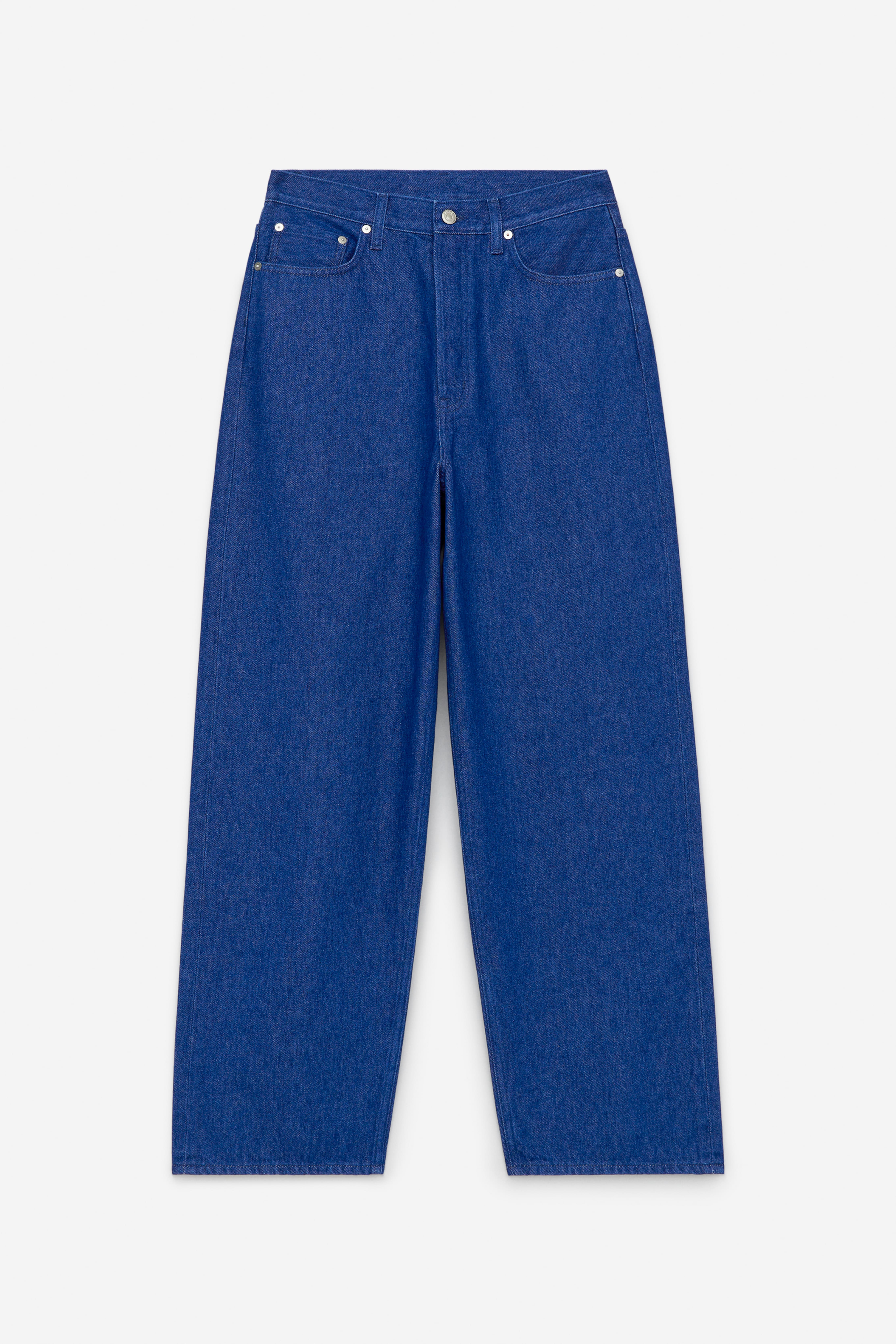 AMBER Barrel Jeans - Blau/Blau