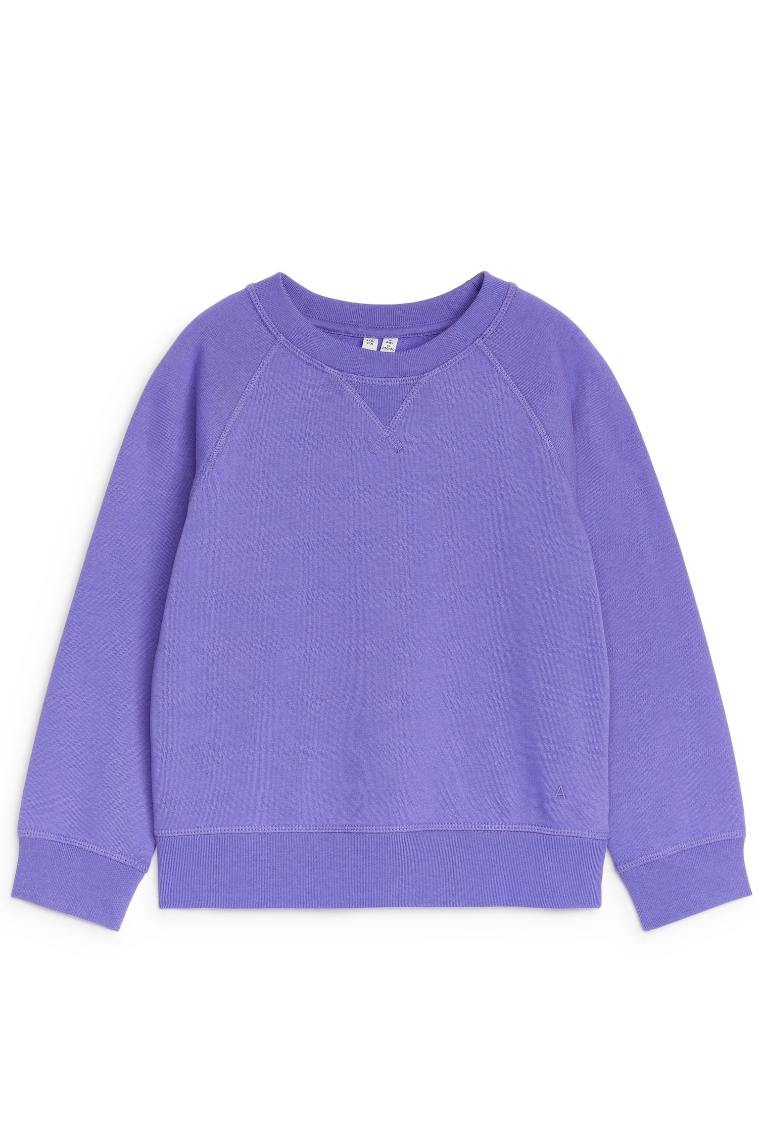 Cotton Sweatshirt - Purple/Red/Blue/Grey Melange/Dark Red/Lilac/Dark Blue/Dusty Blue/Dark Green/Brown/Beige/Pink - 1