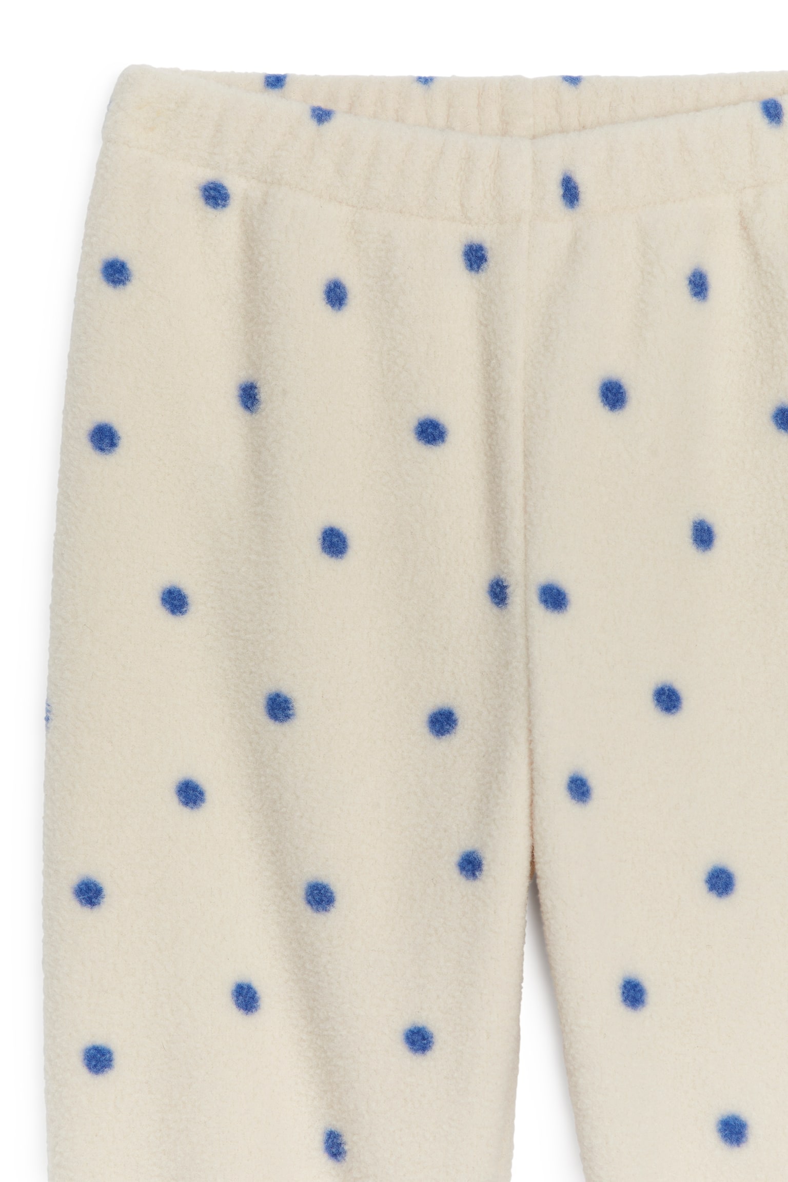 Fleece Sweatpants - White/Blue - 2