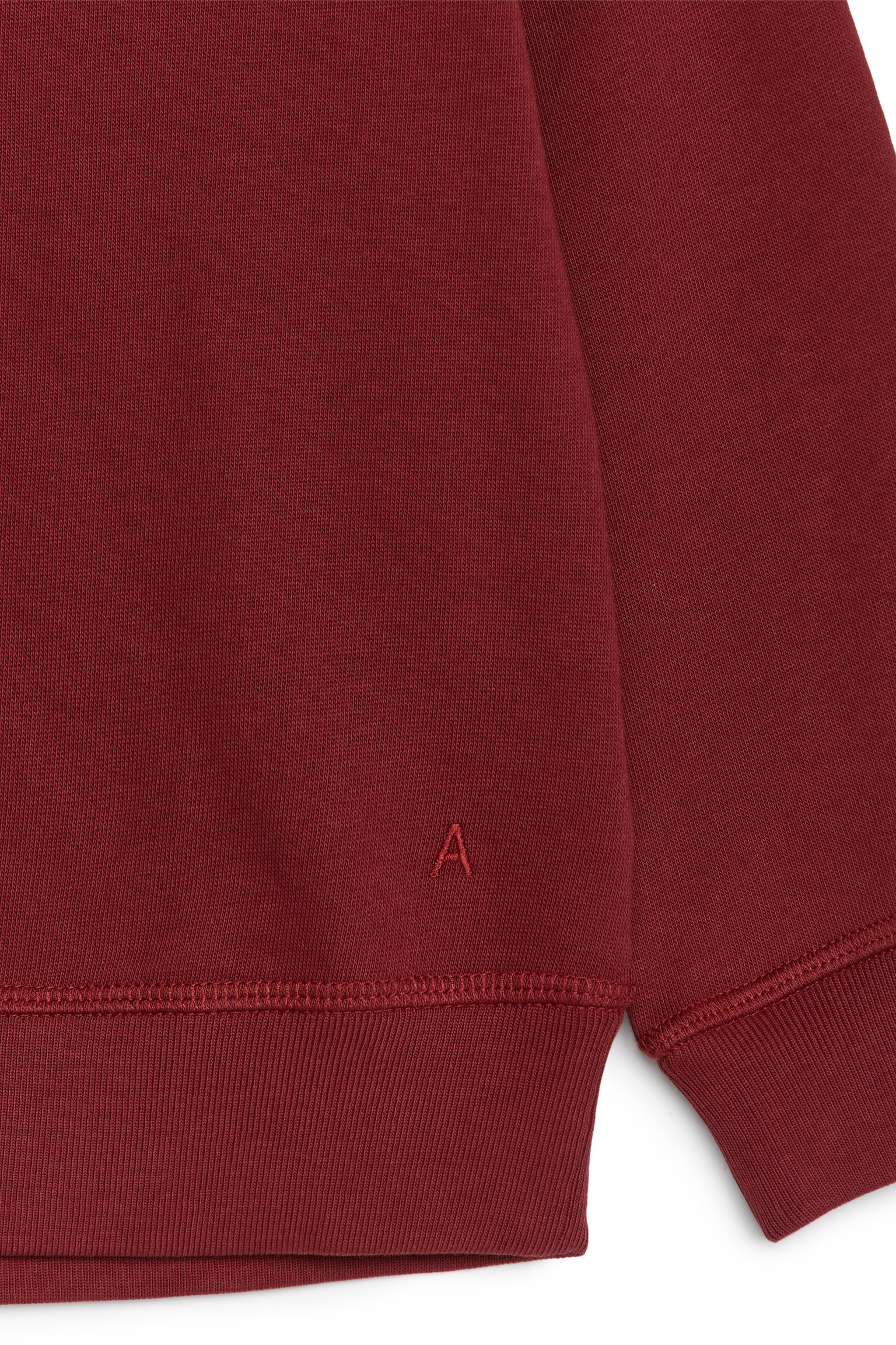 Cotton Sweatshirt - Dark Red/Red/Lilac/Dark Blue/Blue/Dusty Blue/Dark Green/Grey Melange/Brown/Purple/Beige/Pink - 2