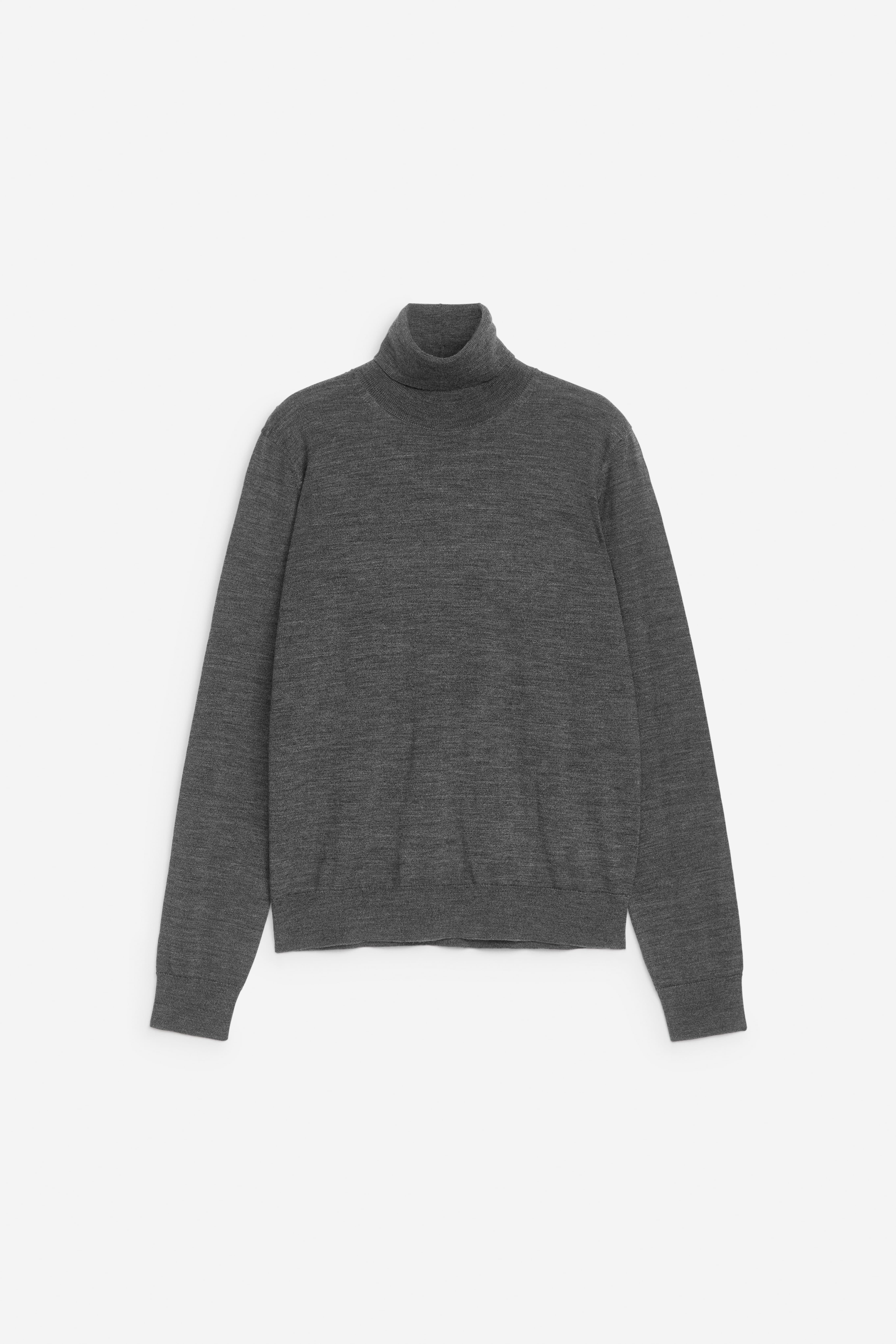 Rollkragenpullover aus Merinowolle - Turtleneck - Langarm 