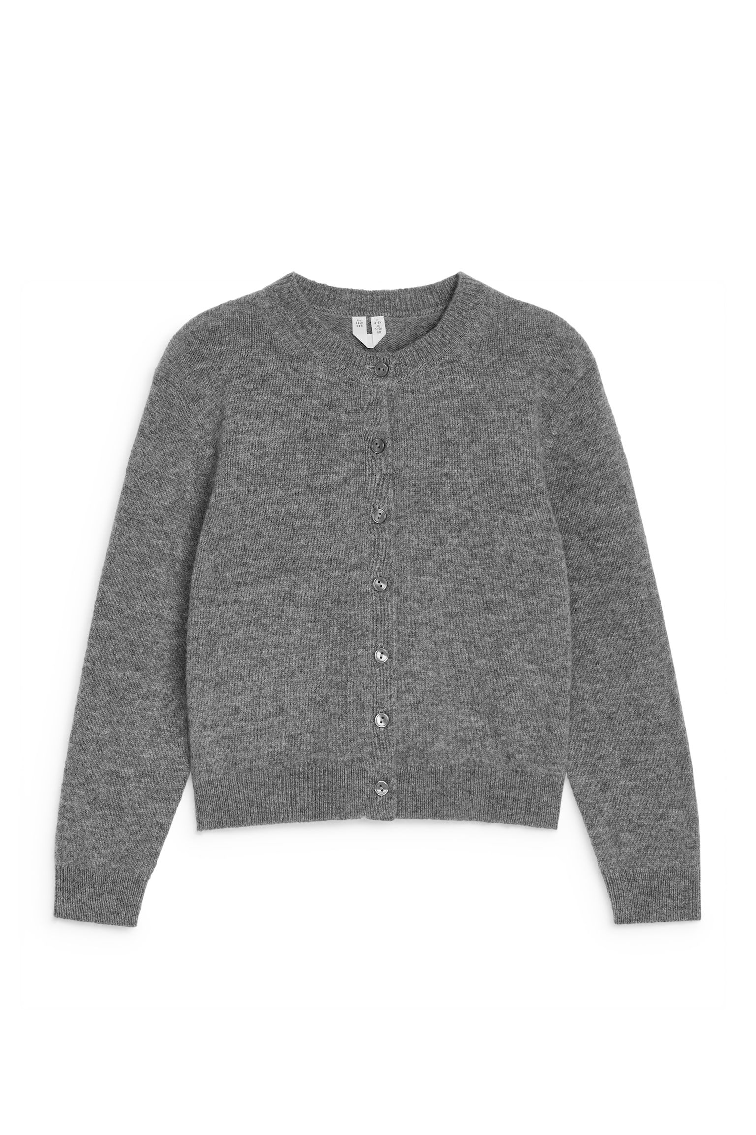 Wool Cardigan - Grey/Pink - 1