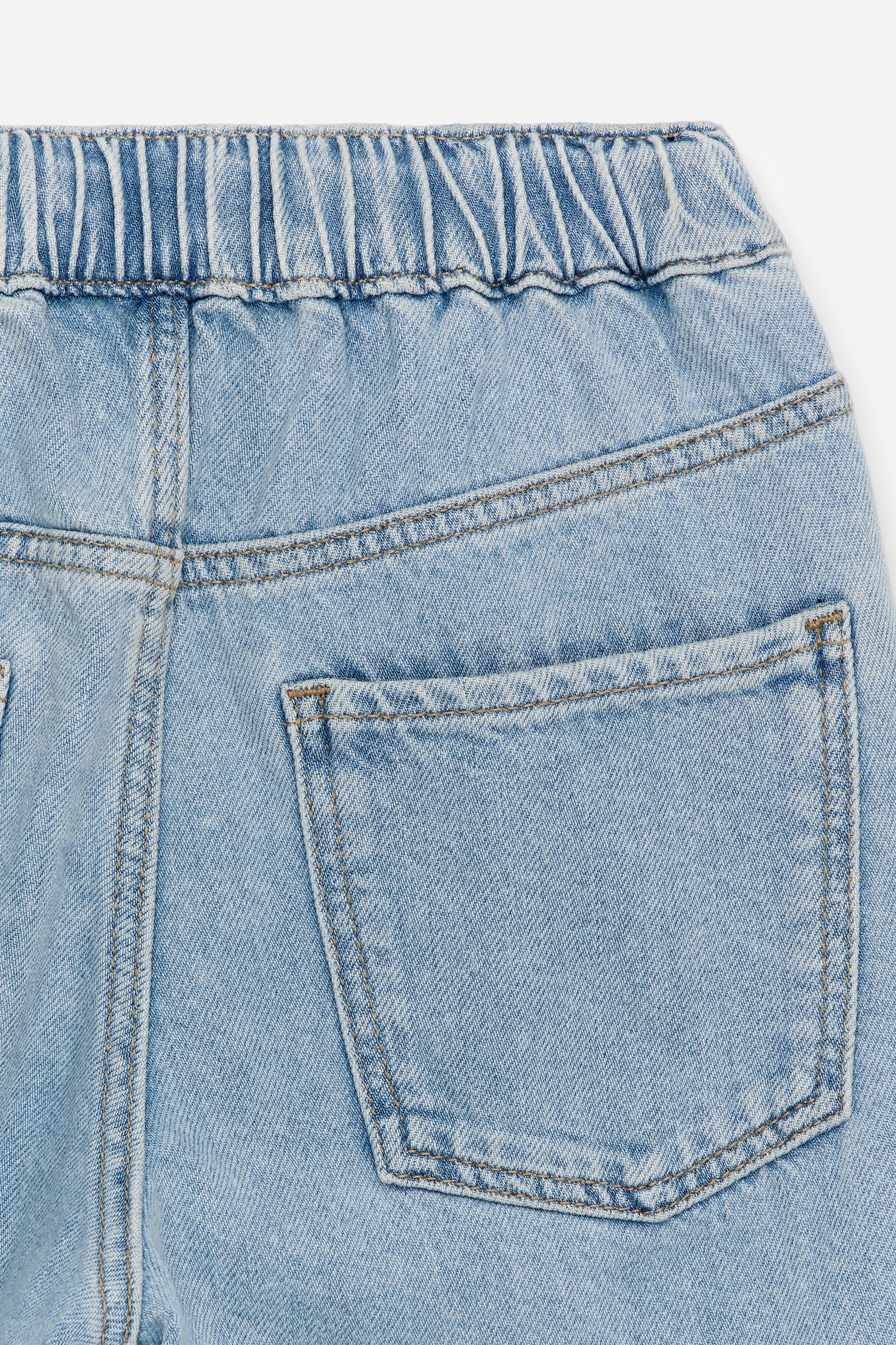 Pantaloni din denim cu talie elastică - Albastru deschis/Albastru/Dark Blue/Negru/Albastru - 3