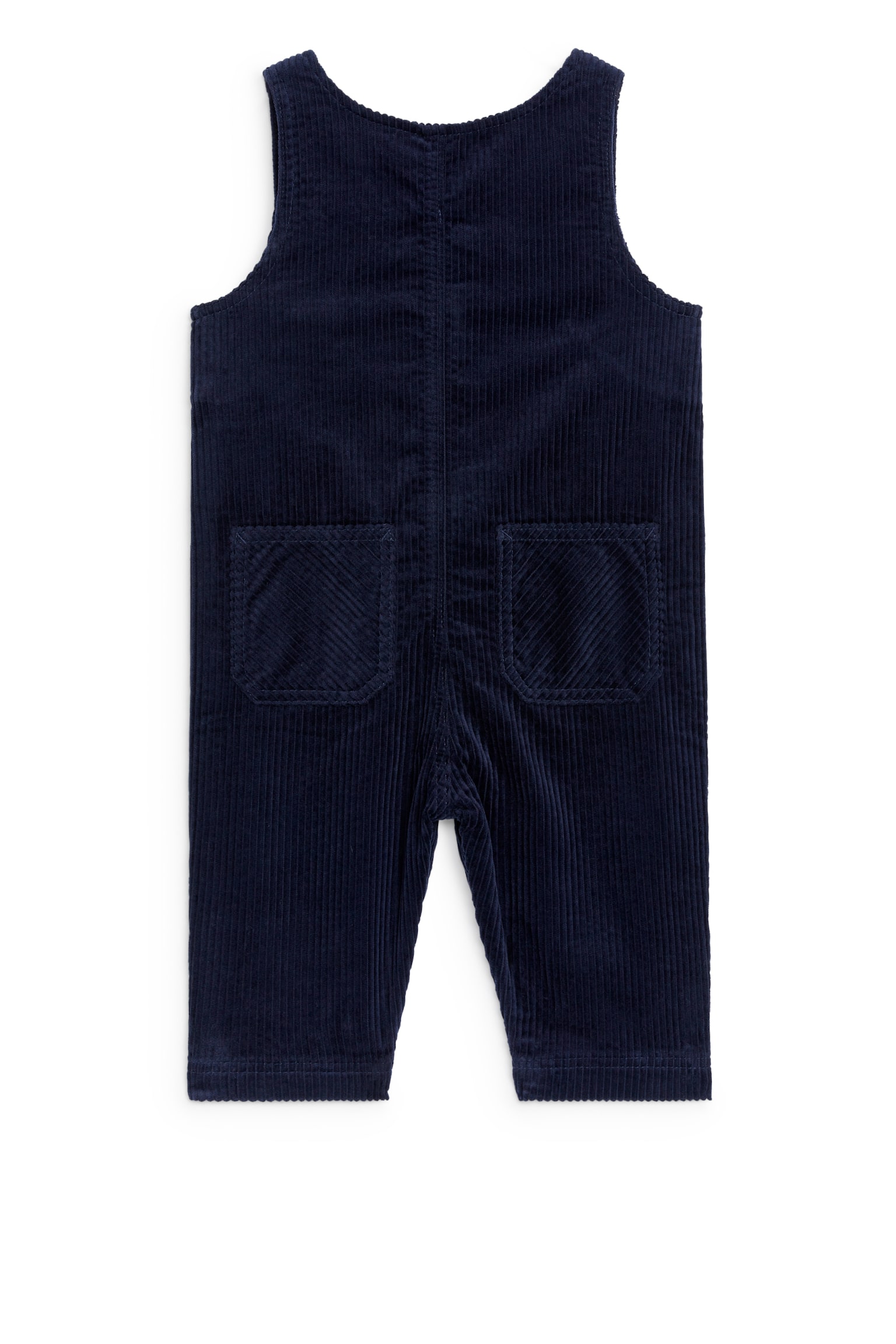 Corduroy Jumpsuit - Dark Blue - 3