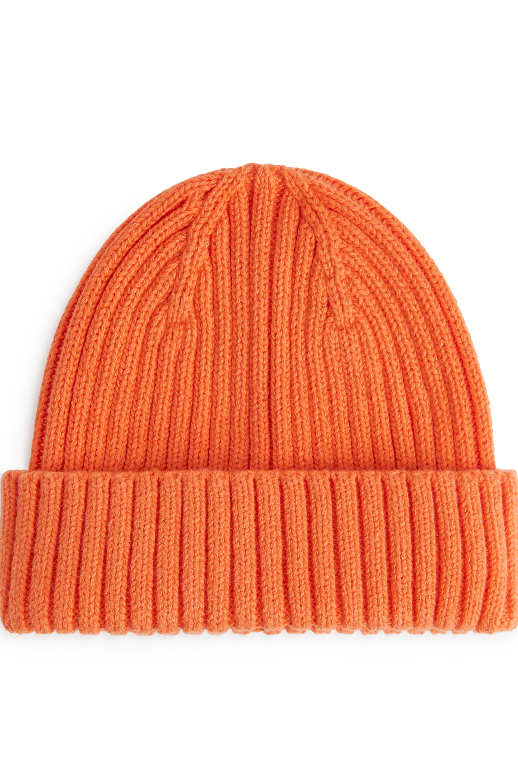 Rib Knit Baby Beanie - Orange - Kids | H&M GB