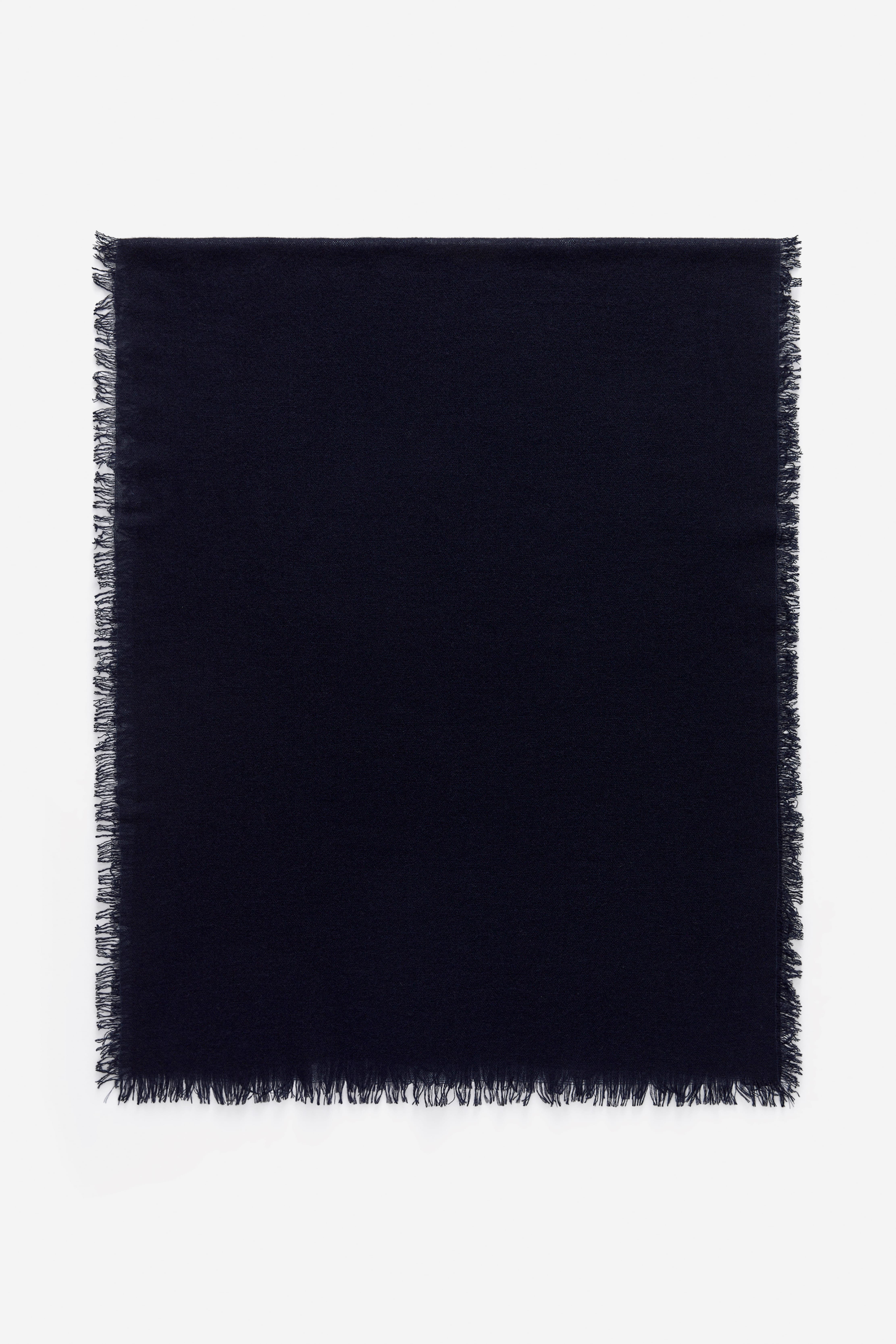 Leichter Wollschal - Dunkelblau