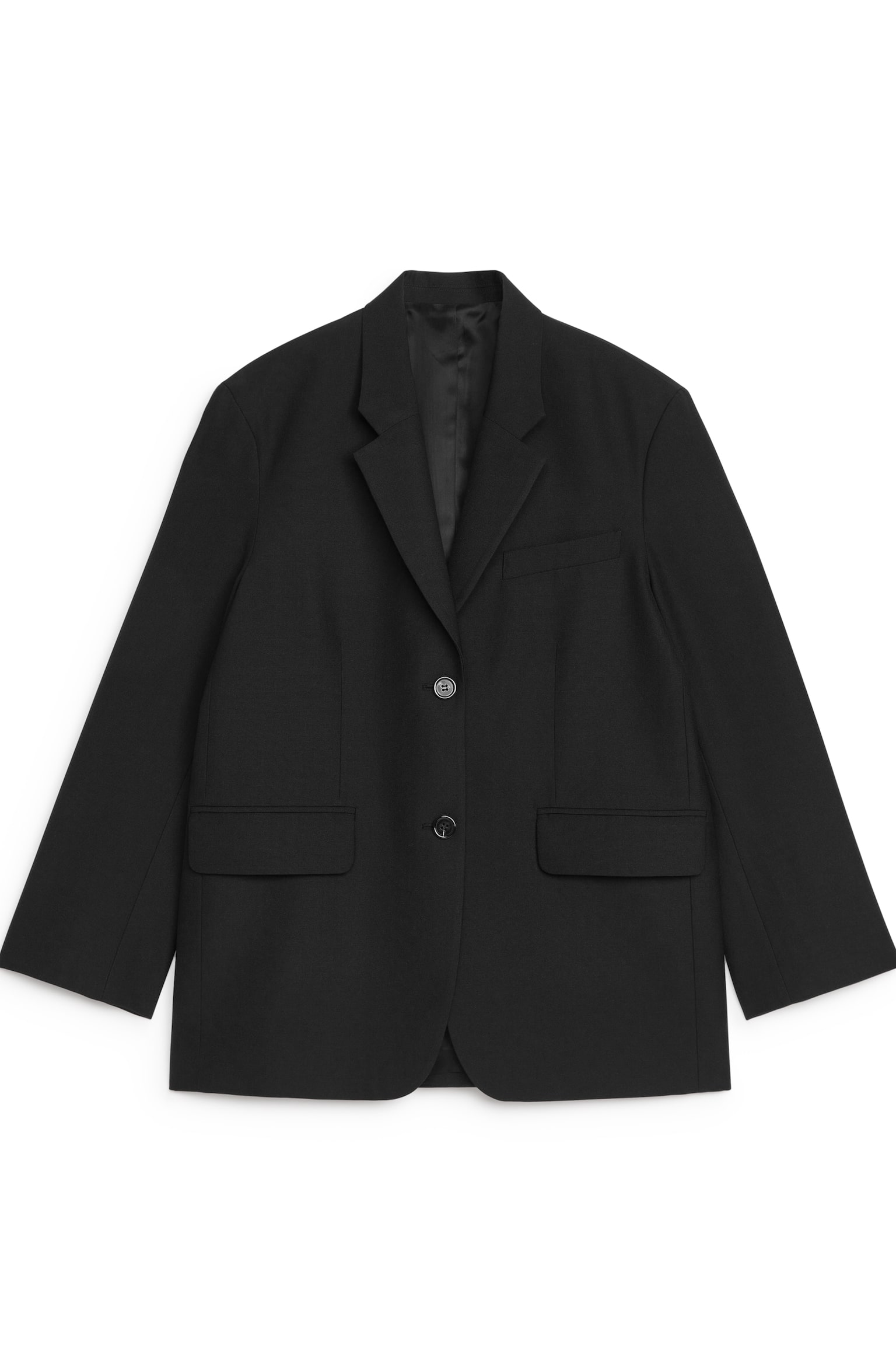 Oversized Blazer - Black - 2