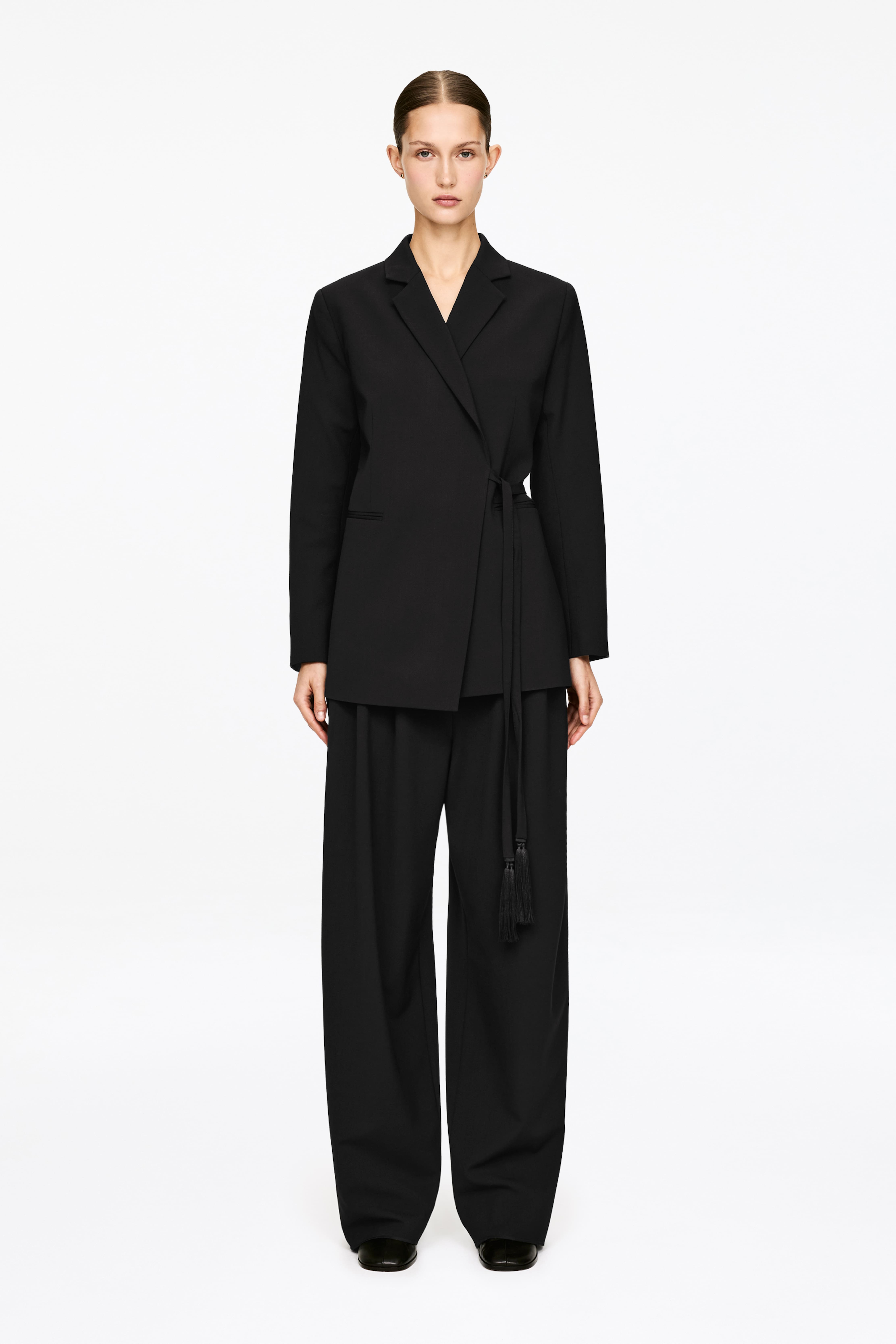 Blazer a portafoglio - Nero