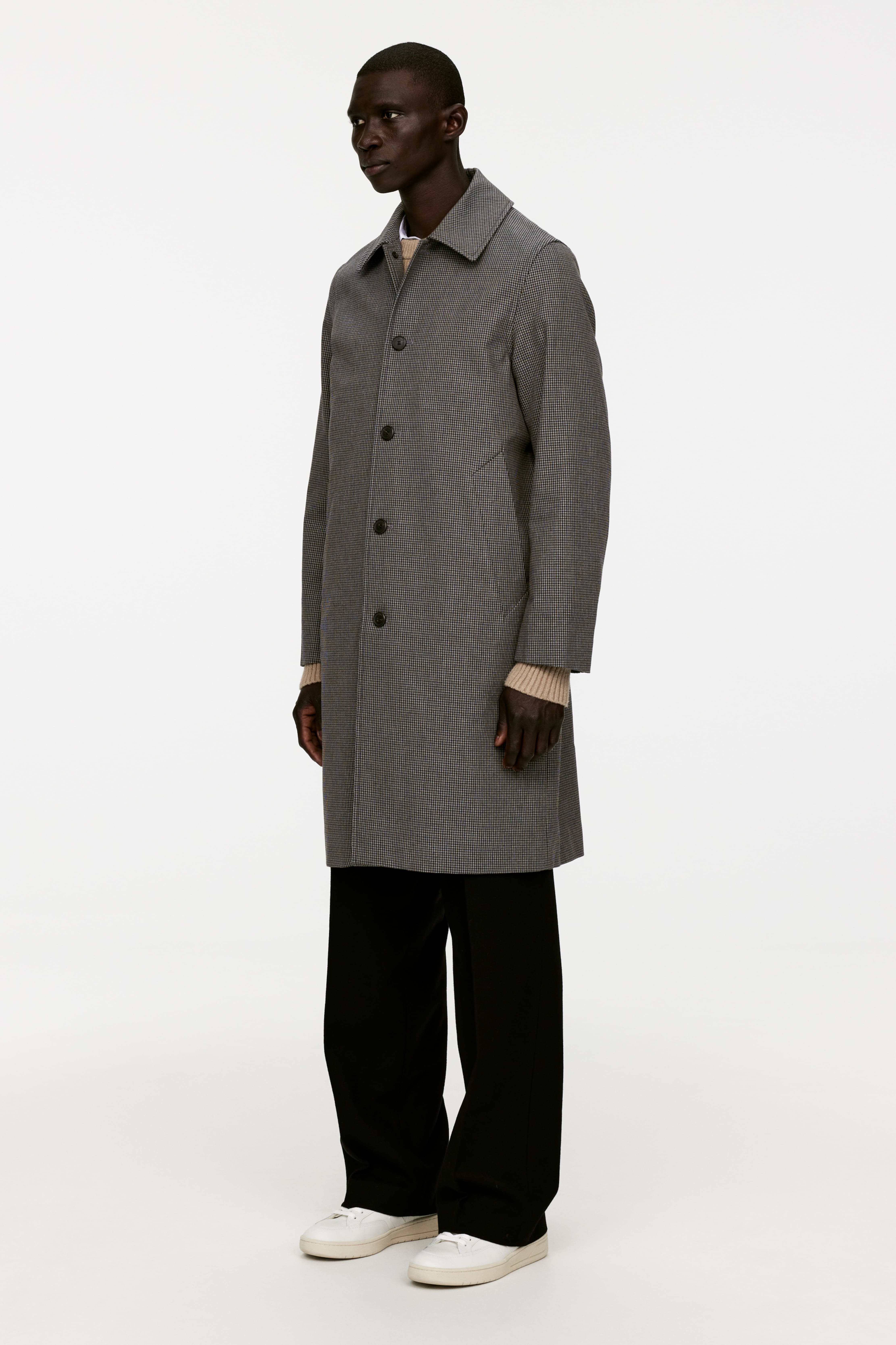 HM Karierter Car Coat