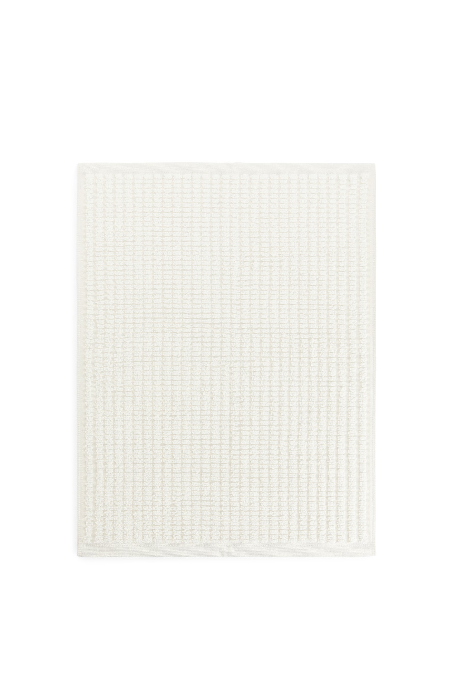 Cotton Bath Mat - White/Beige/Grey - 1