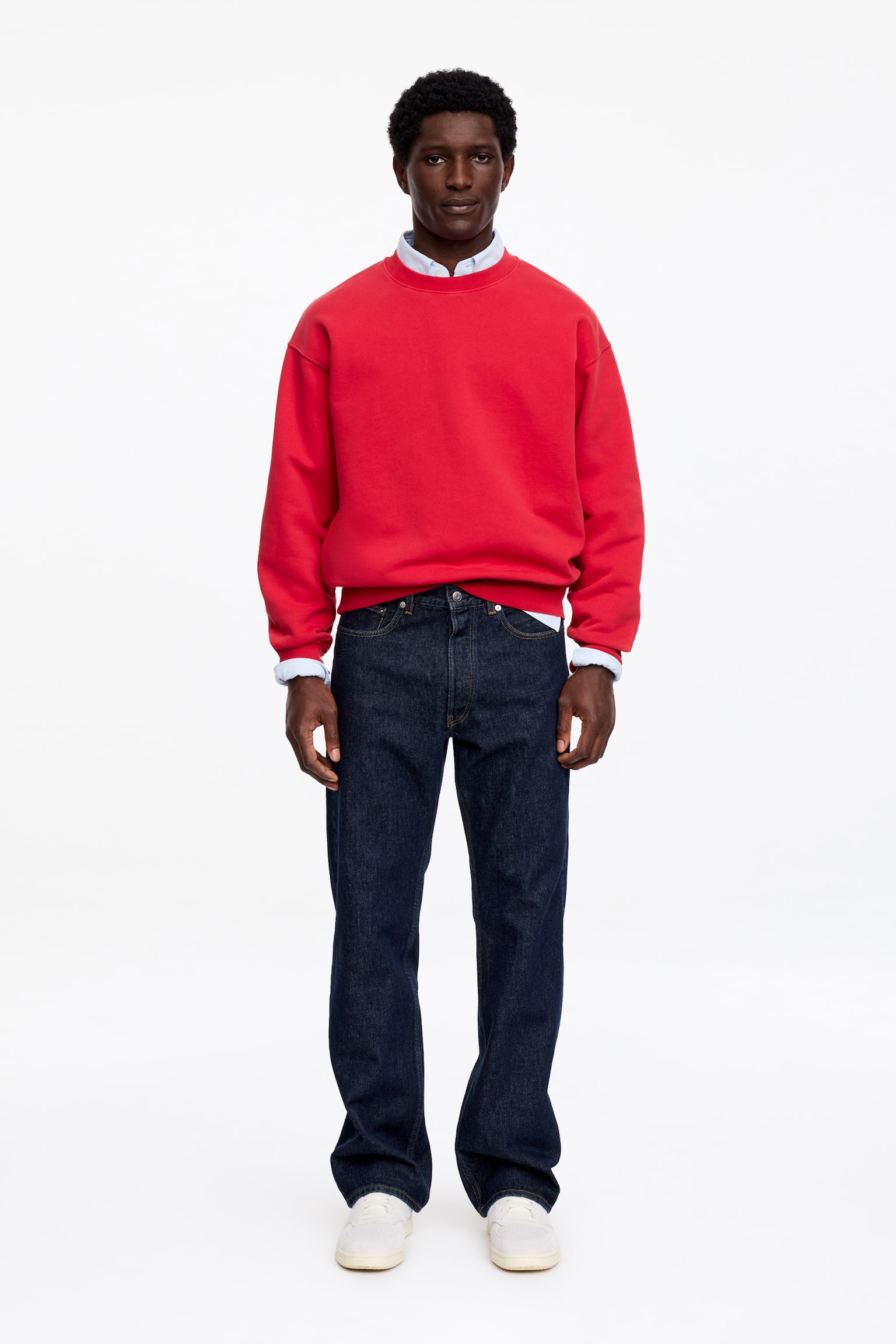 CANYON Bootcut-Jeans mit normaler Passform - Dunkelblau/Hellblau/Schwarz - 1