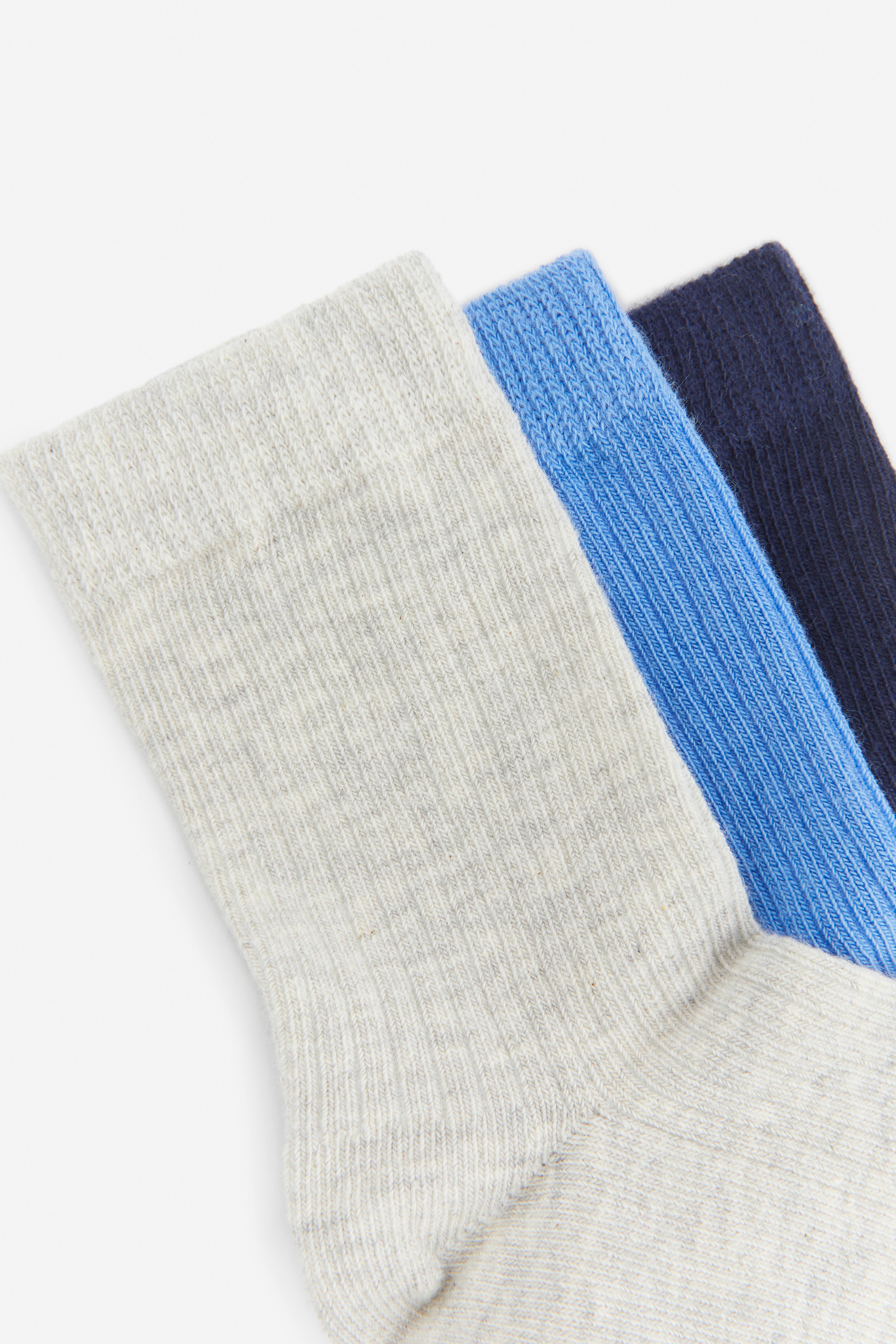 Lot De 7 Paires De Chaussettes NEXT - Coton Majoritaire, Maille Fine Côtelée, Longueur Cheville - 5