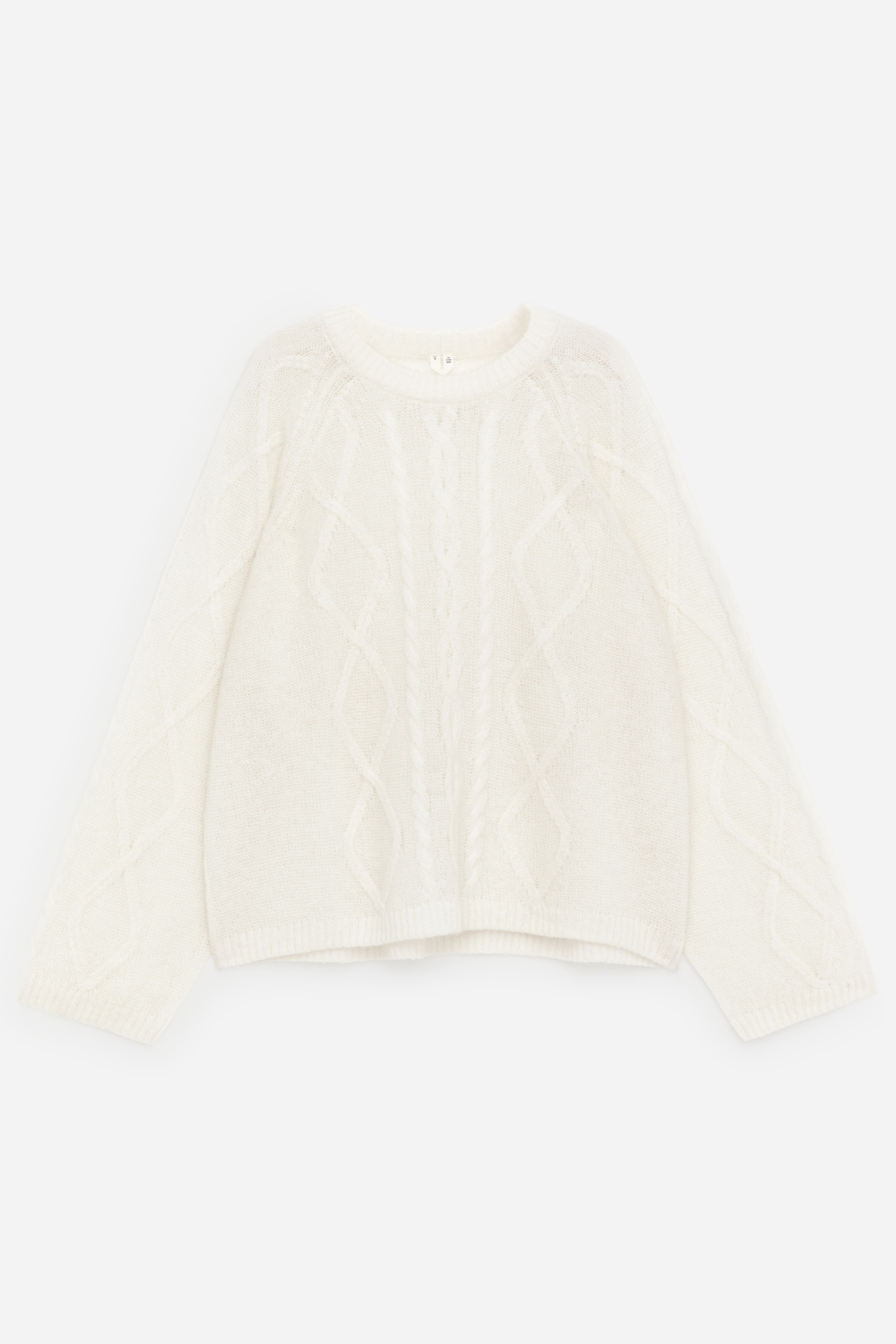 Pullover aus Wolle und Mohair - Weiß