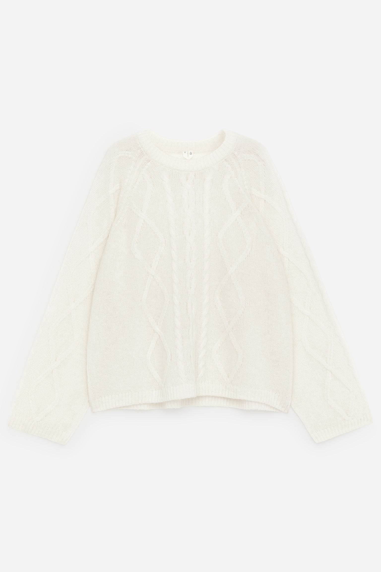 Pullover aus Wolle und Mohair - Weiß - 2
