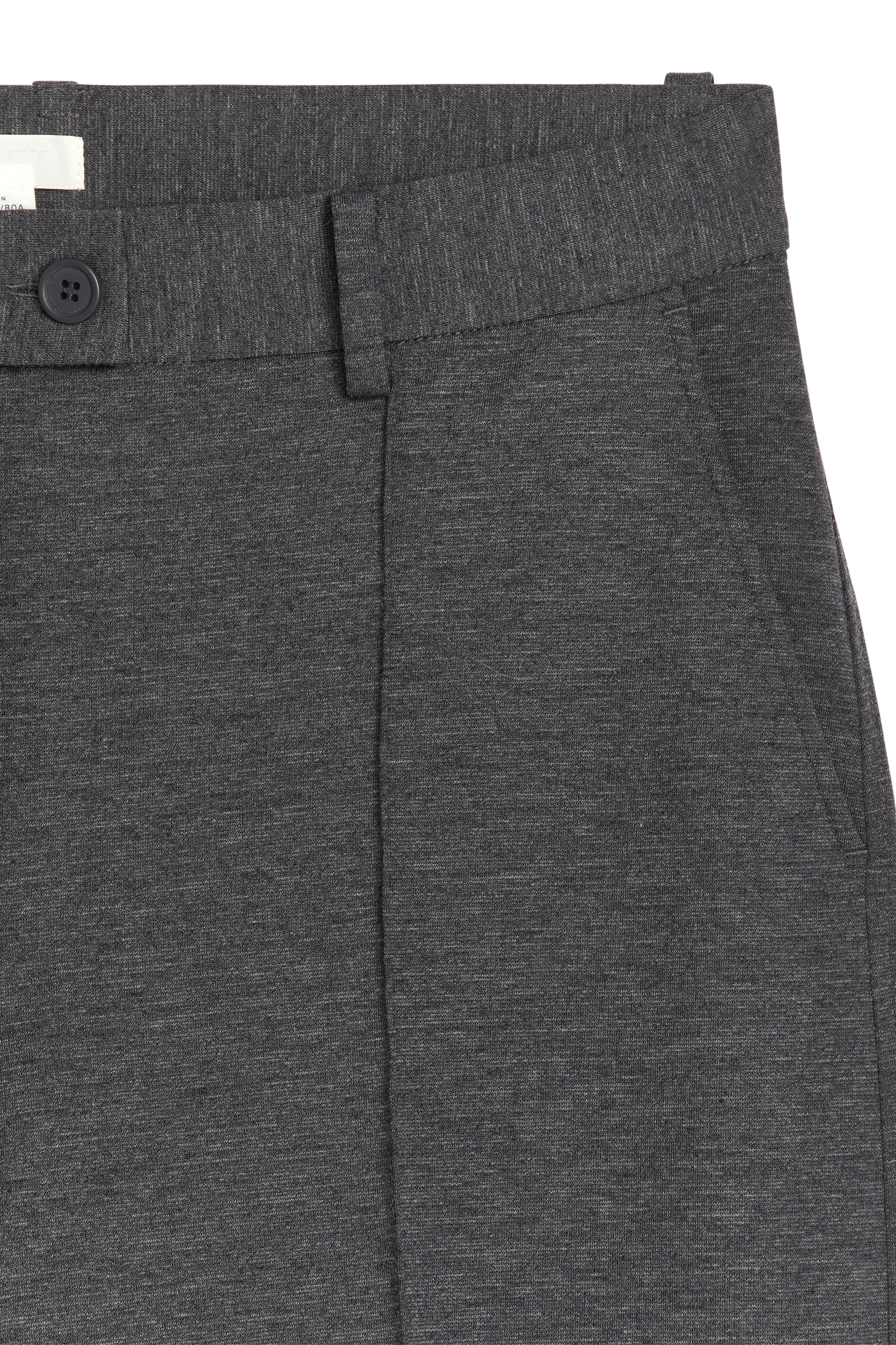 Creased Trousers - Dark Grey/Black - 2