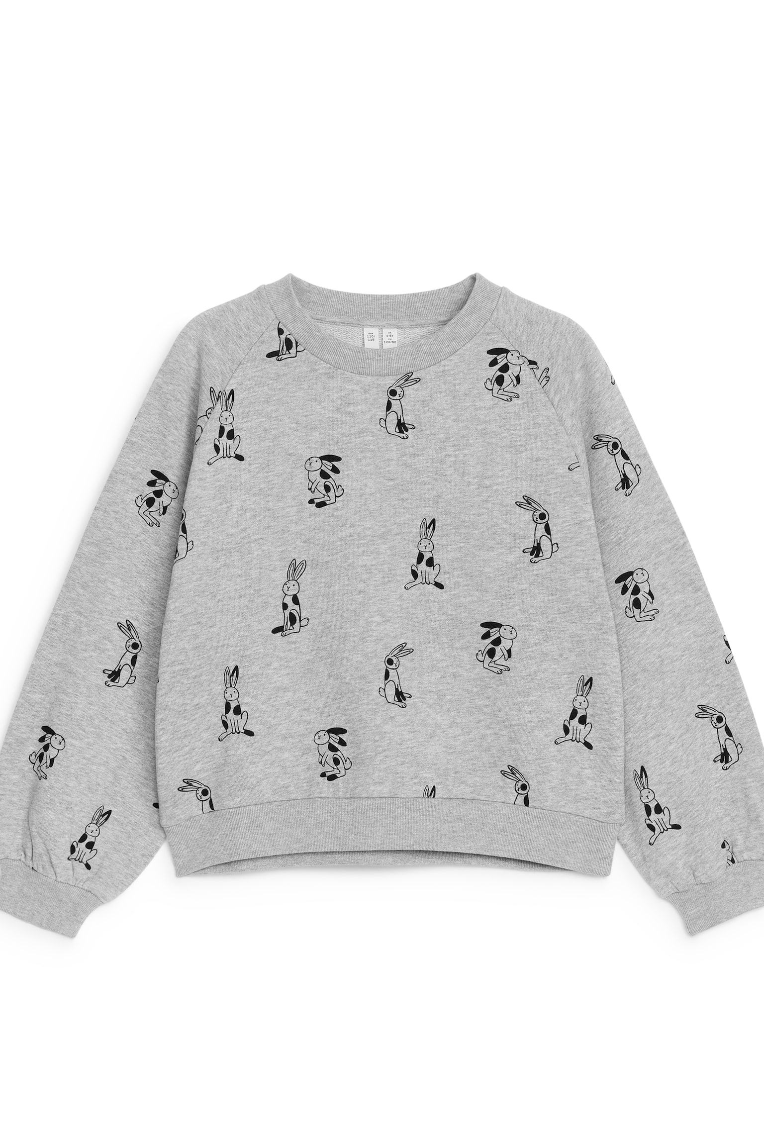 Relaxed Sweatshirt - Grey/Rabbits/Red/Pink/Burgundy/Pink/Black/Off White/Lilac/Reindeer - 1