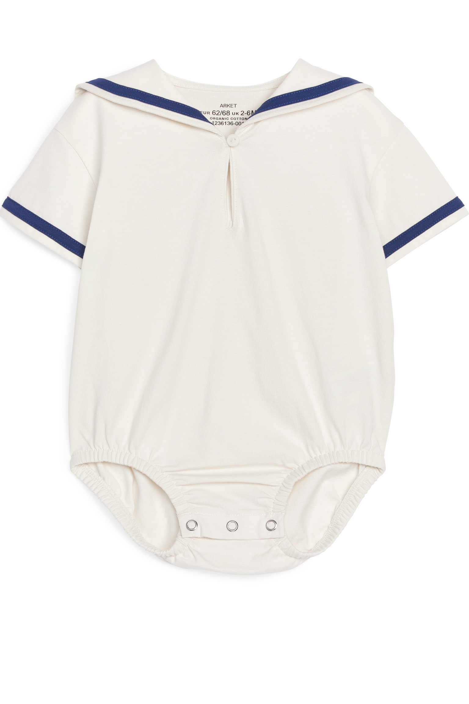 Sailor Romper - White/Blue - 1