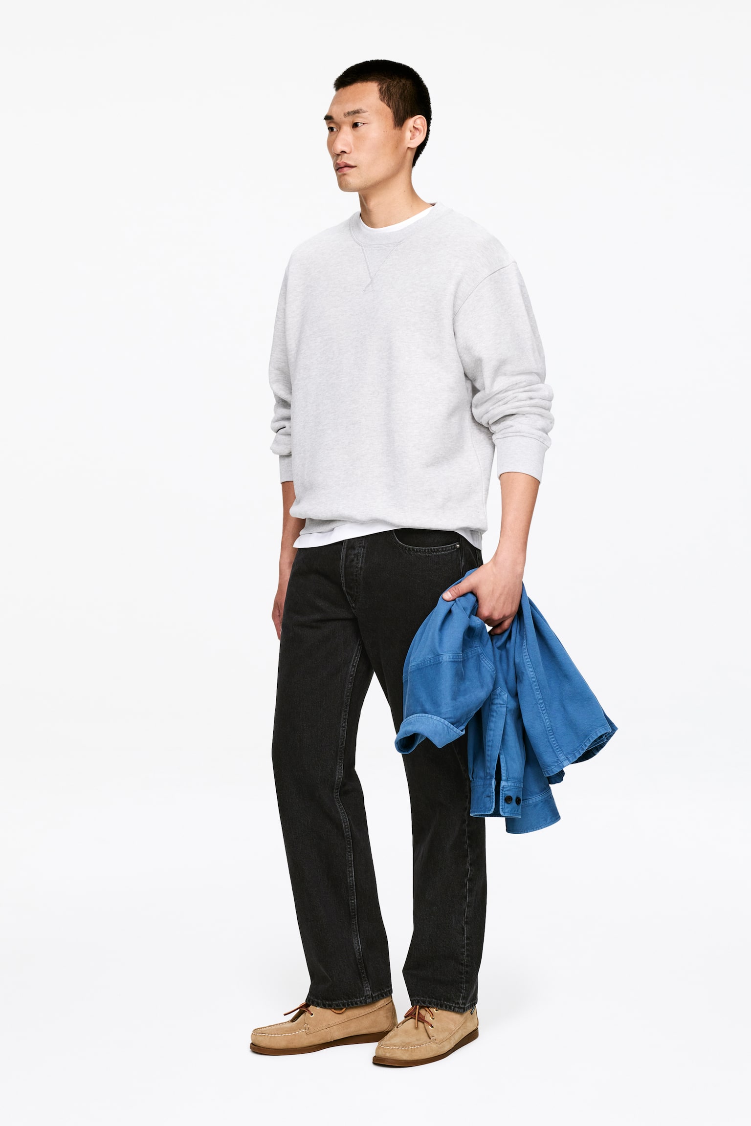 OCEAN Loose Straight Jeans - Schwarz/Ecru/Blau/Dunkelblau/Grau - 7