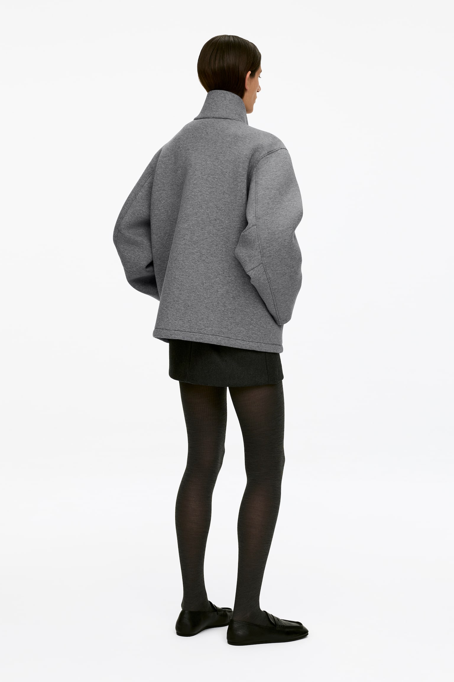 Neoprenjacke - Graumeliert - 5