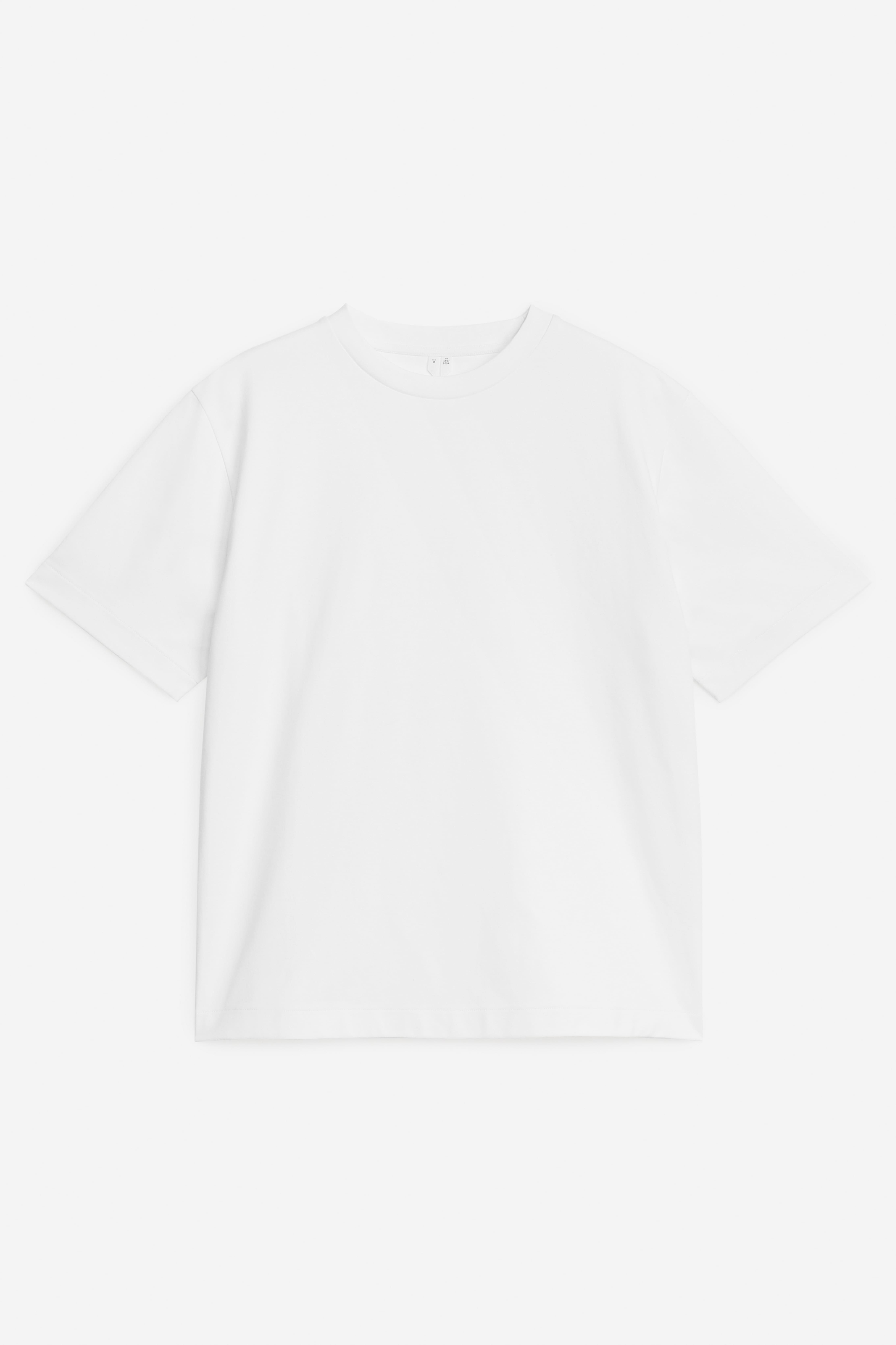 Interlock T-shirt - Wit/Zwart/Donker bordeauxrood