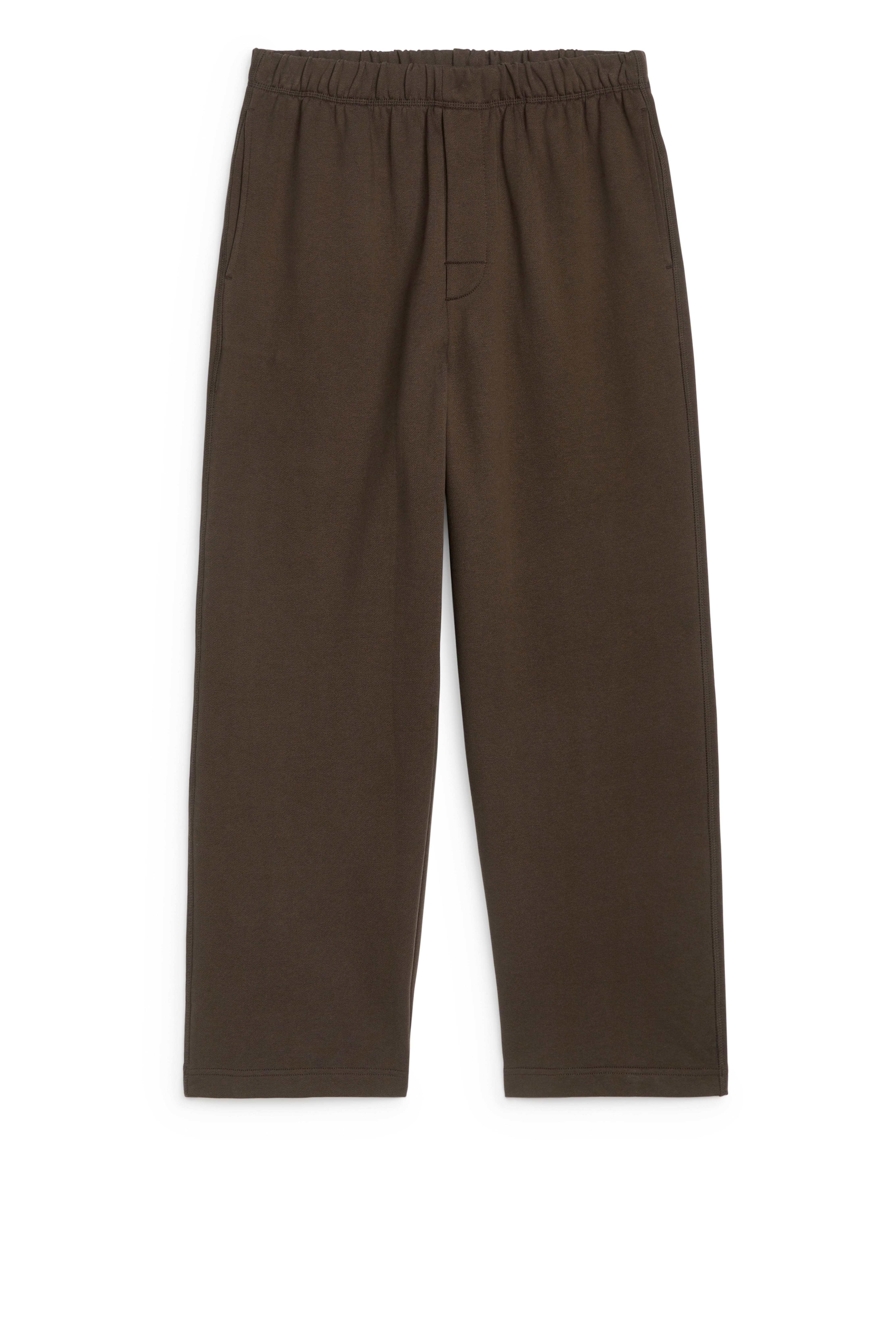 Dzianinowe spodnie dresowe - Ciemnoszary/Złamana czerń/Ciemnoczerwony