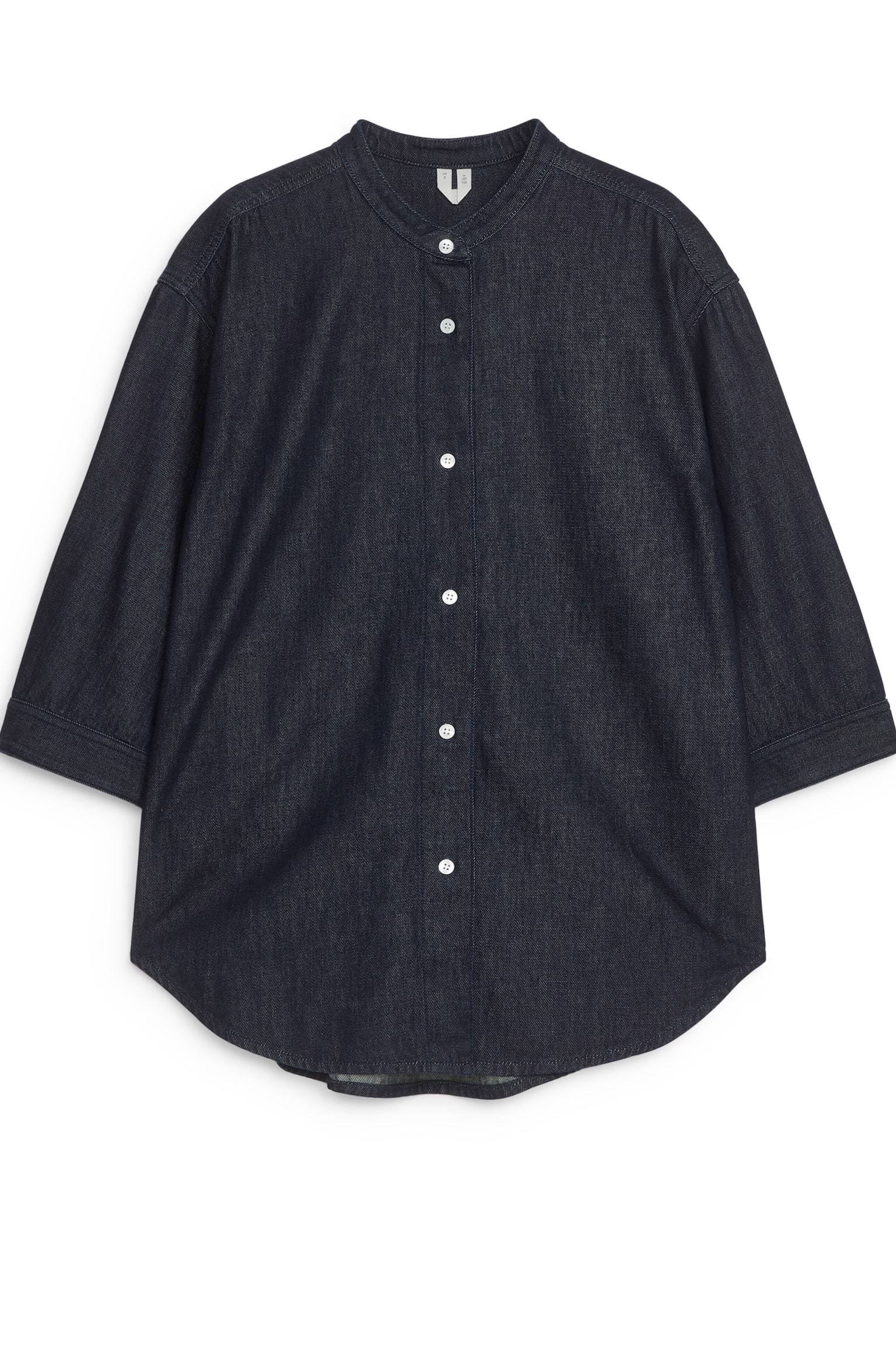 Raw Denim Shirt - Dark Blue - 2