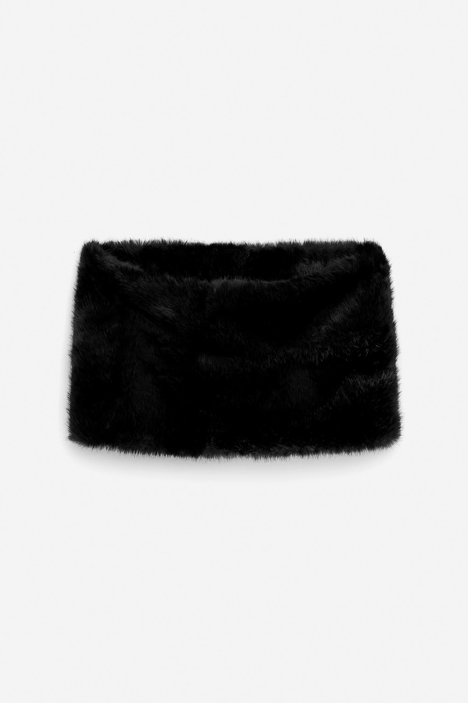 Яка от изкуствена кожа - Black - 1