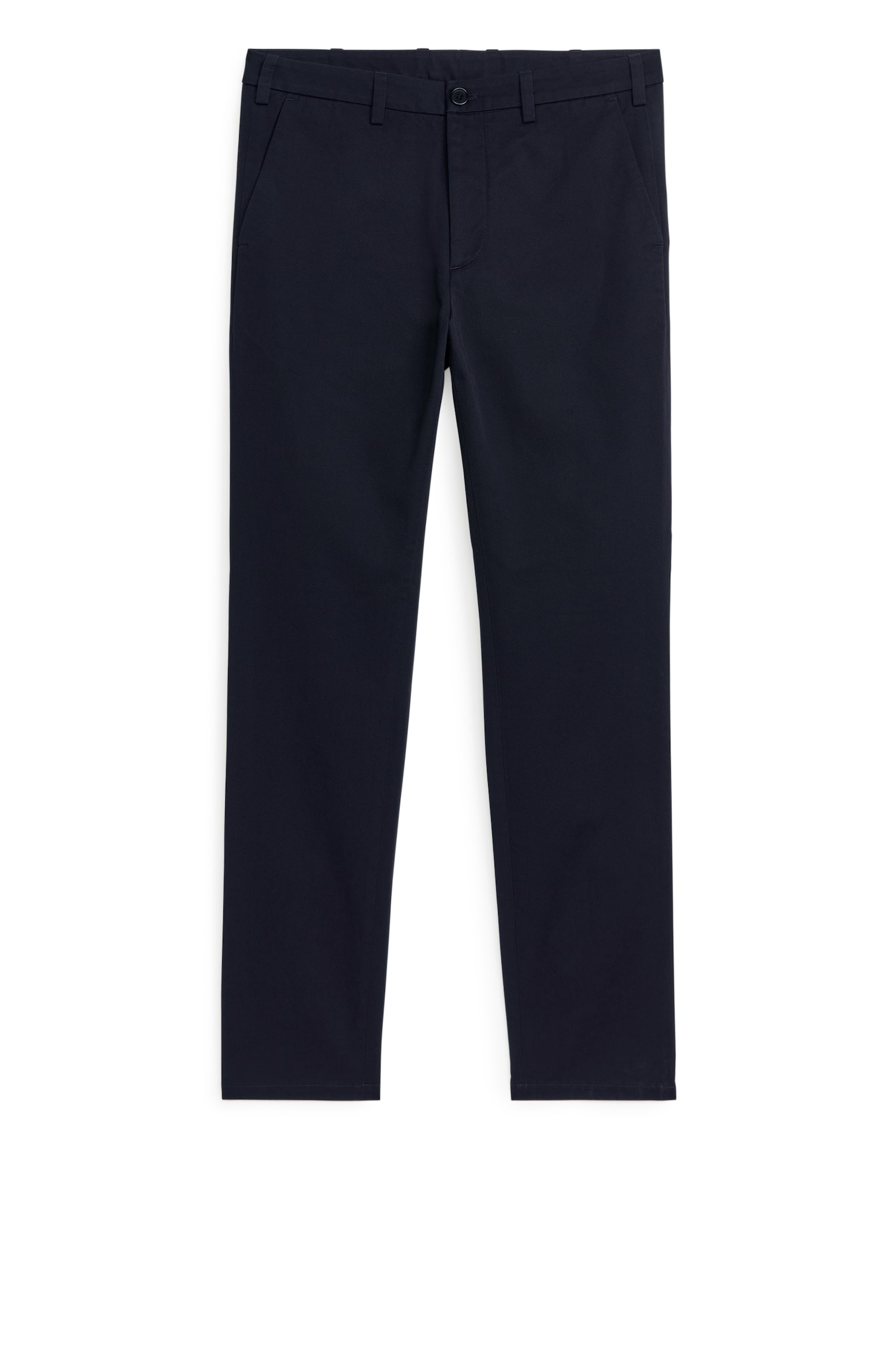 Slim Cotton Chinos - Dark Blue - 1