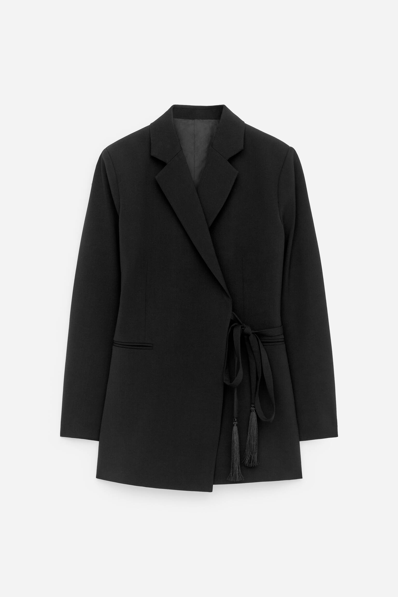 Zavinovací blejzer - Čierne - 2