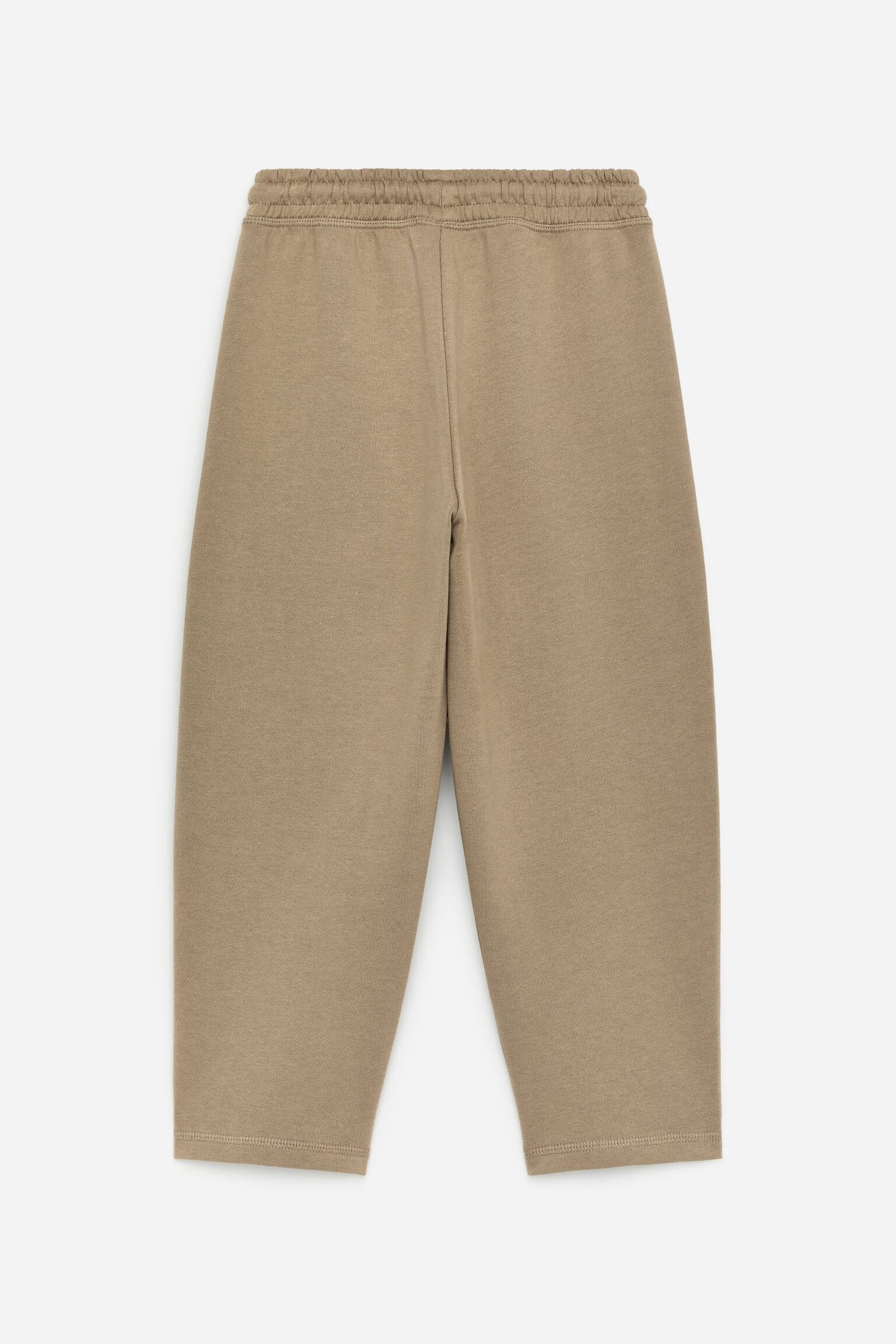 Schmal zulaufende Jogginghose - Dunkelbeige - 3