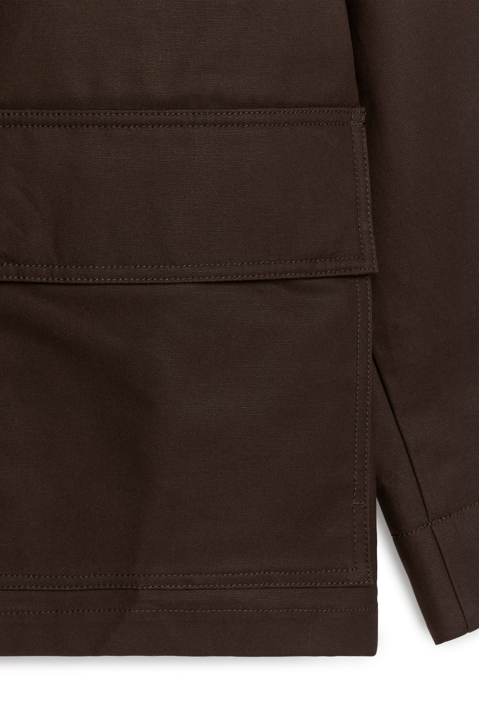 Waxed Cotton Jacket - Dark Brown/Dark Blue - 6