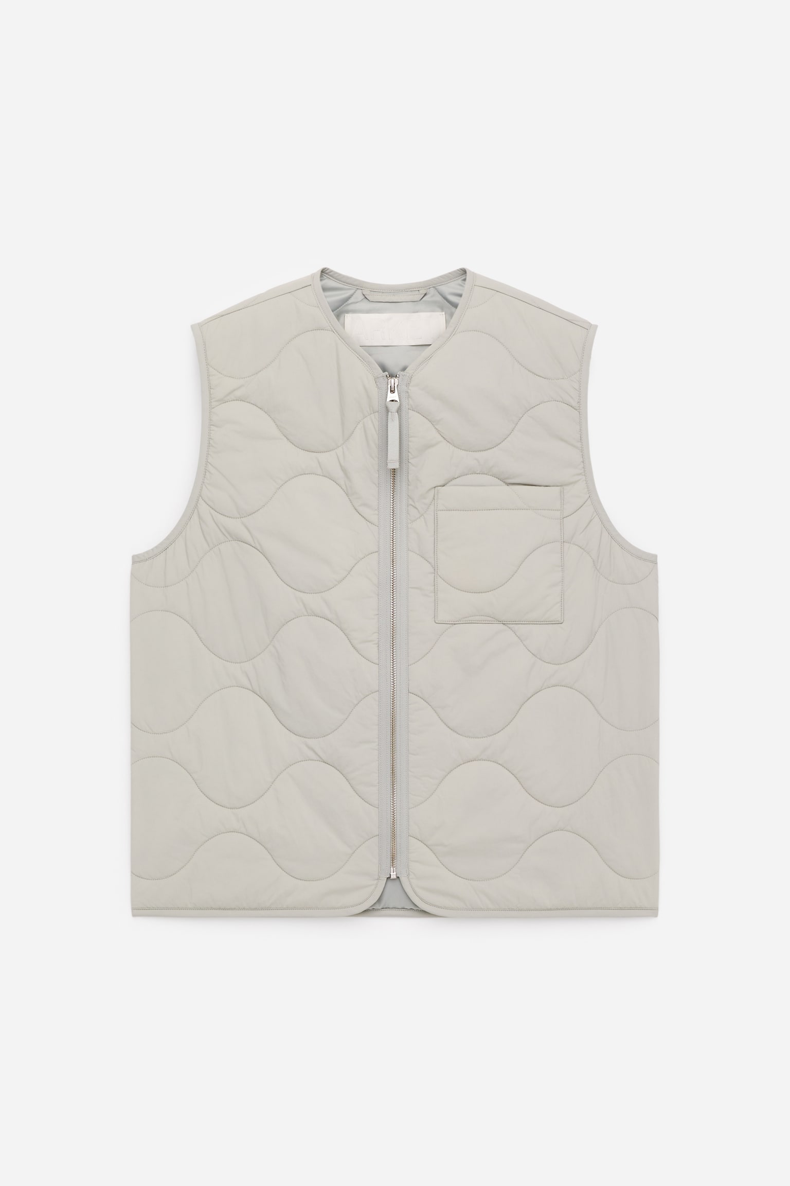 2-in-1 doorgestikte bodywarmer - Lichtgrijs/Groen/Donkerblauw/Zwart - 2