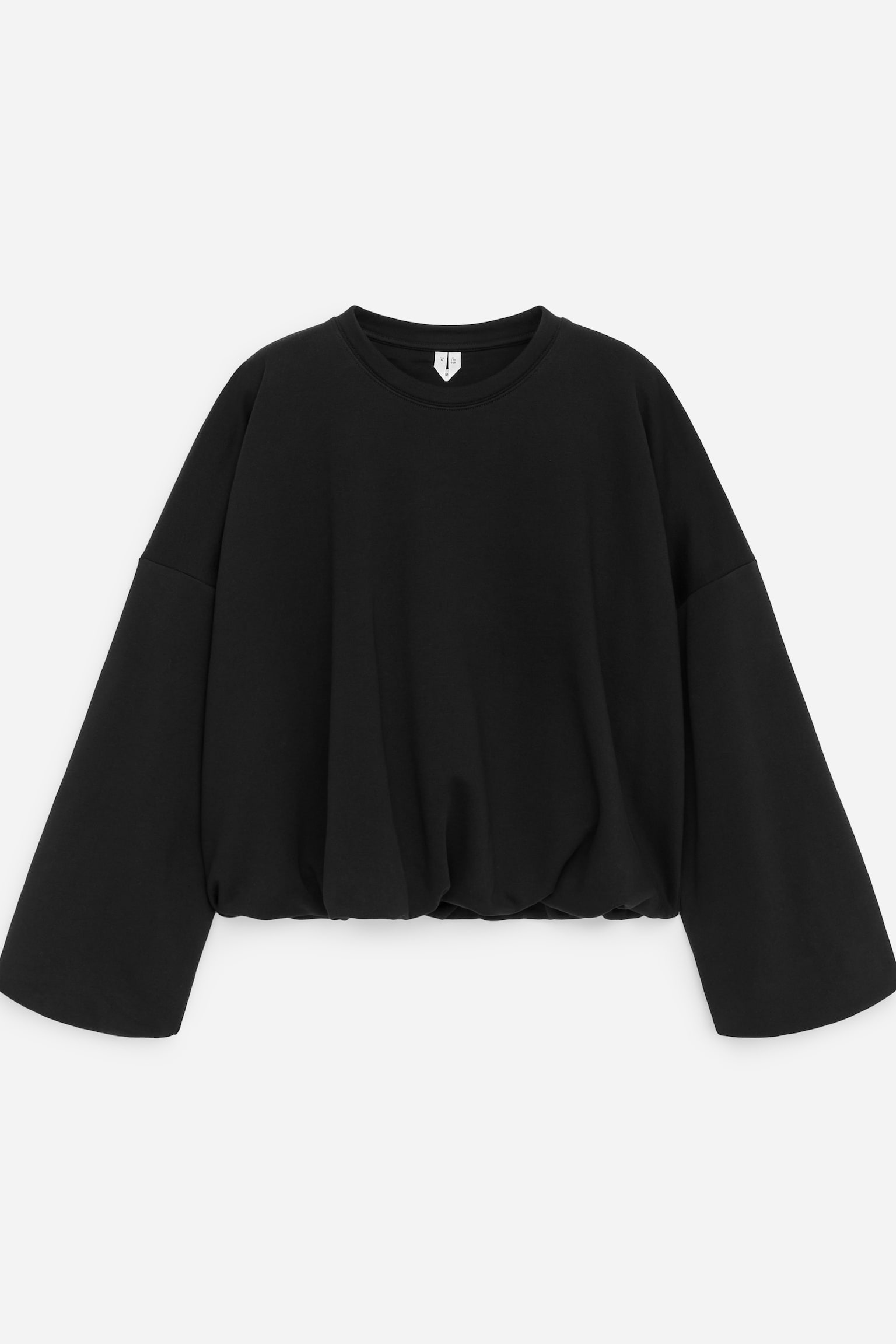 Felpa a palloncino - Nero/Marrone - 2