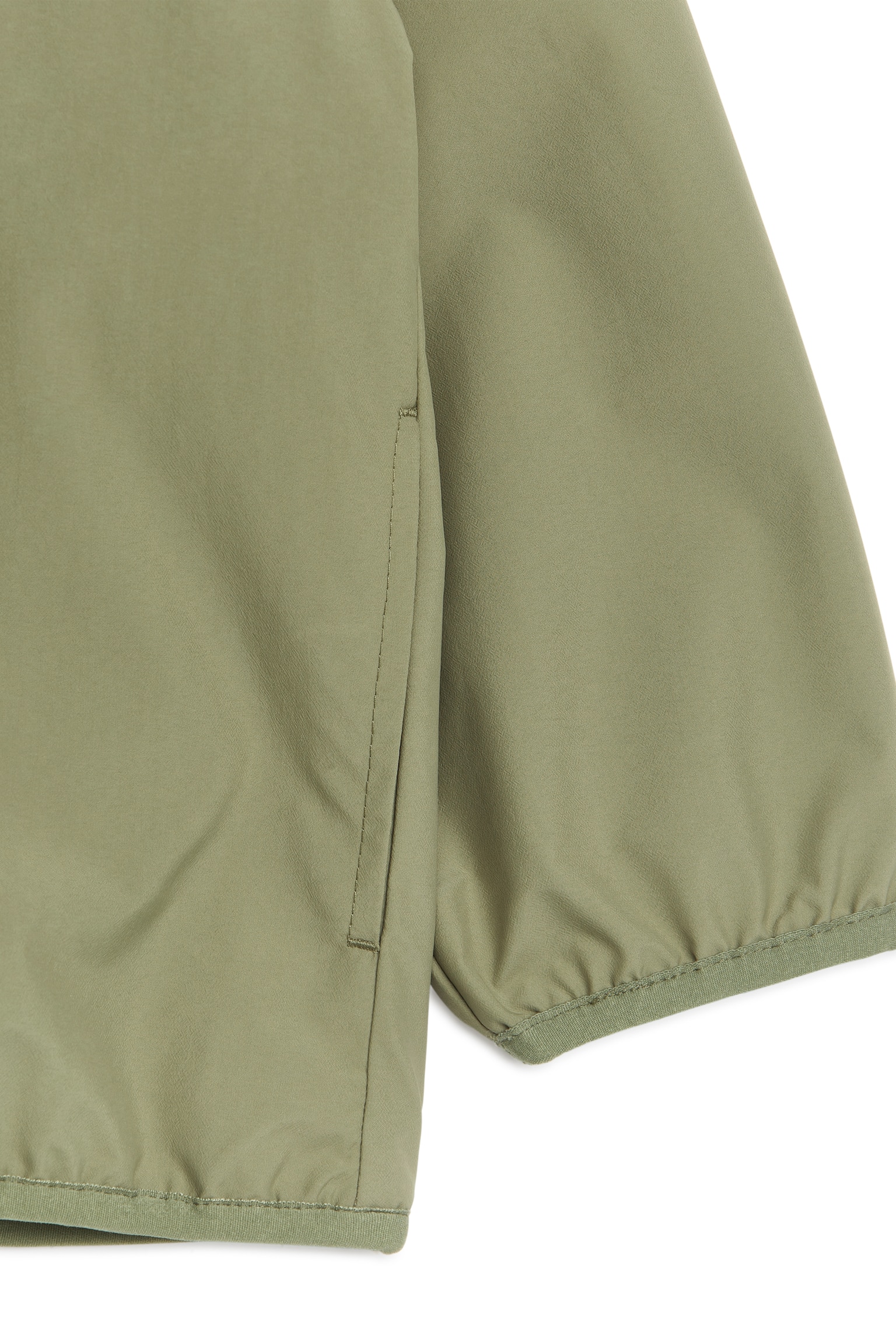 Fleece-Lined Jacket - Khaki Green - 4