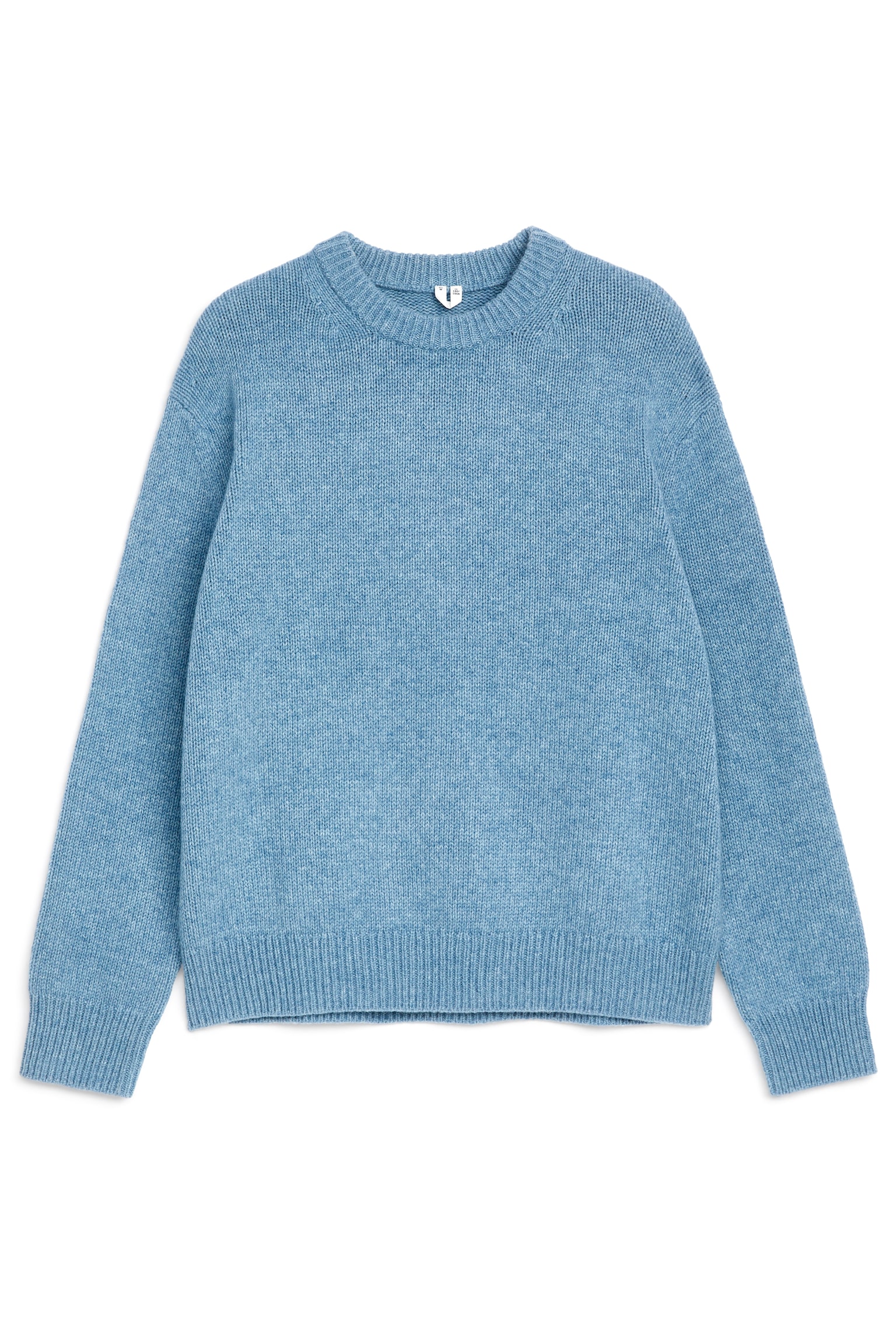 Heavy Knit Wool Blend Jumper - Blue Melange/Brown/Grey/Black Melange/Dark Red/Beige/Dark Blue/Beige Melange - 2