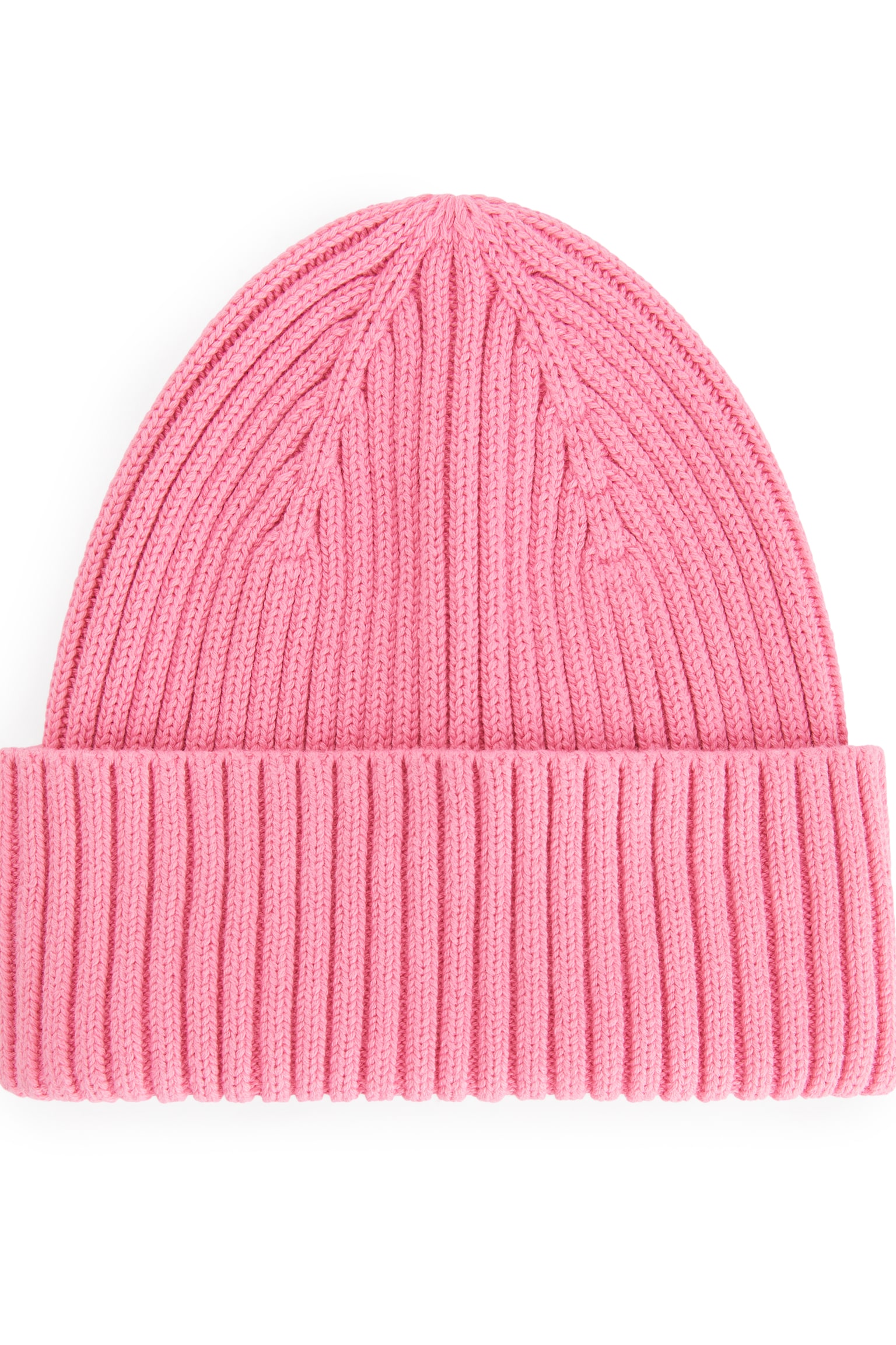 Rib Knit Beanie - Pink/Blue/Bright Green/Dark Blue/Dark Green/Lilac/Beige - 1