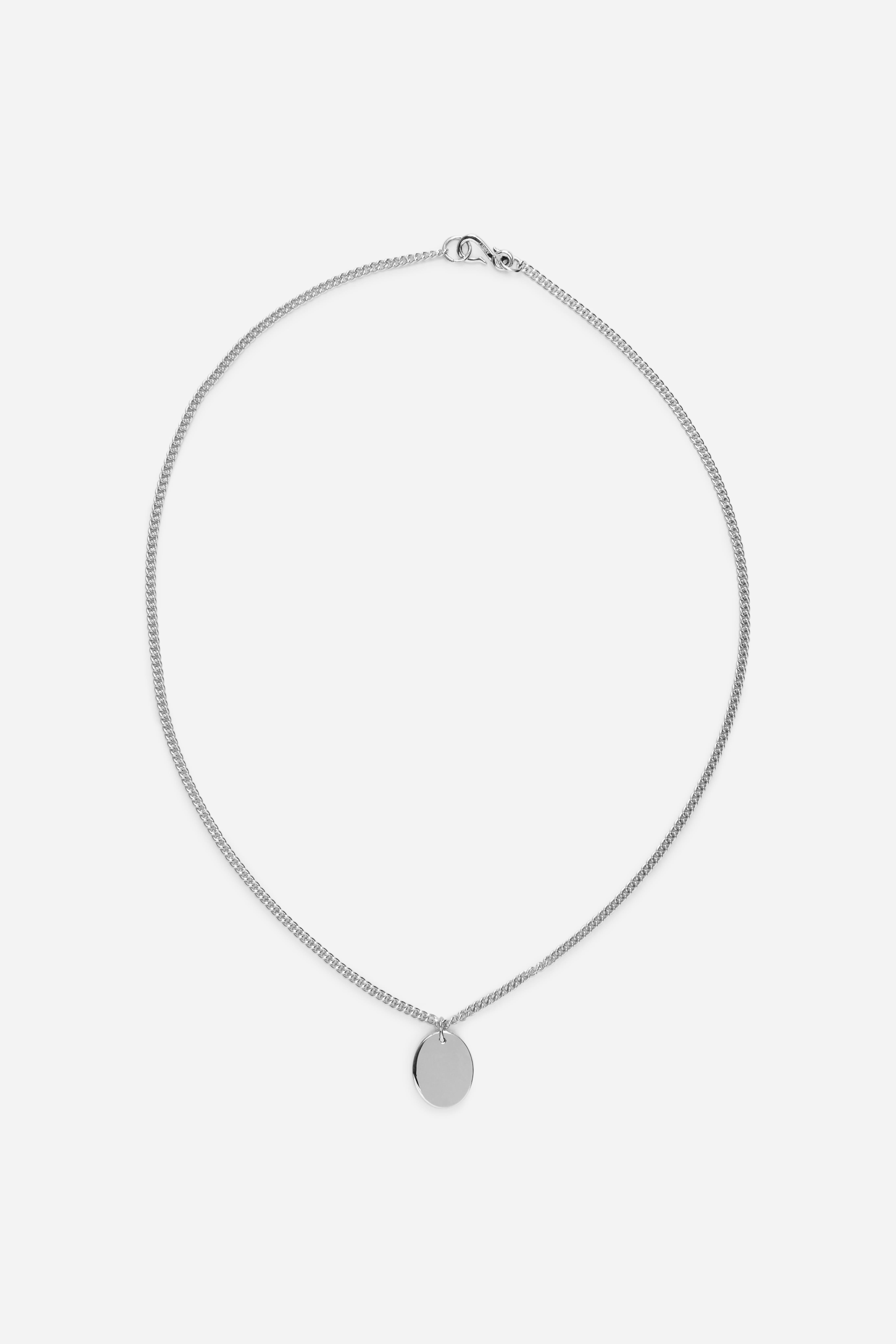 Zilveren halsketting met hanger - Zilver