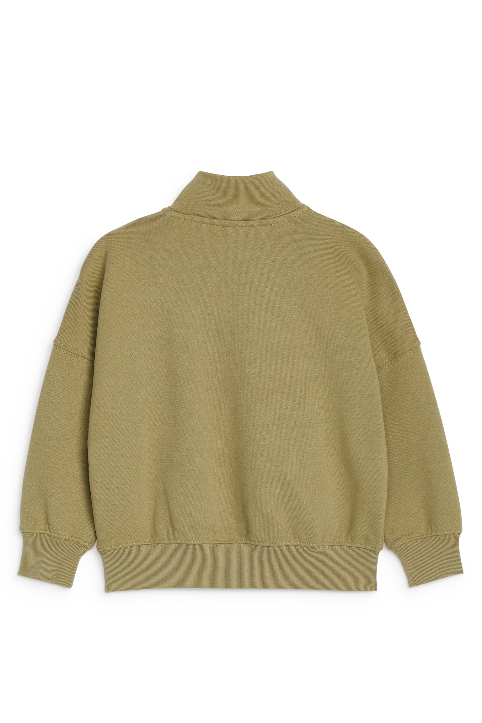 Half-Zip Sweatshirt - Khaki Green - 3