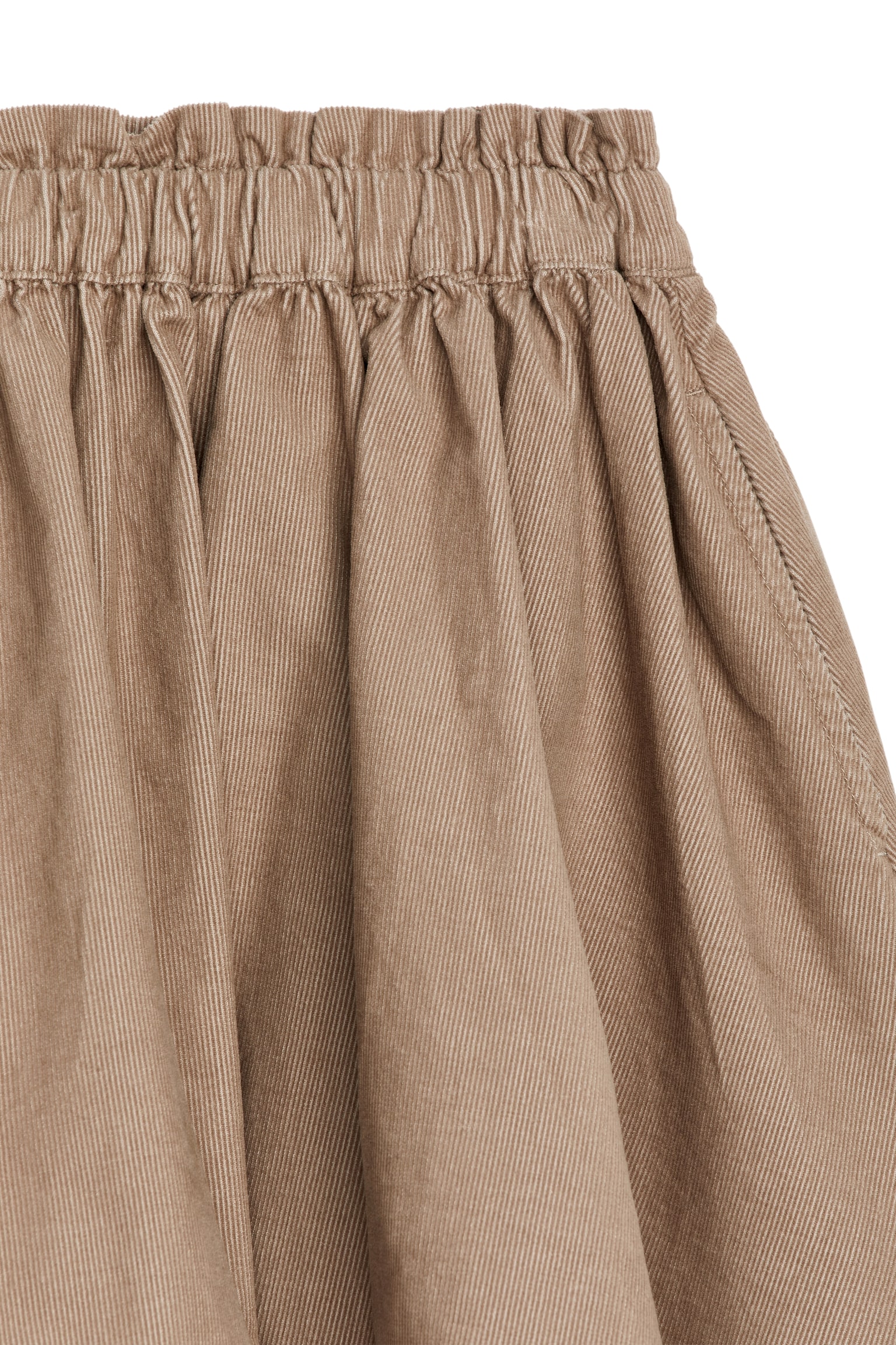 Corduroy Skirt - Mole/Black - 2