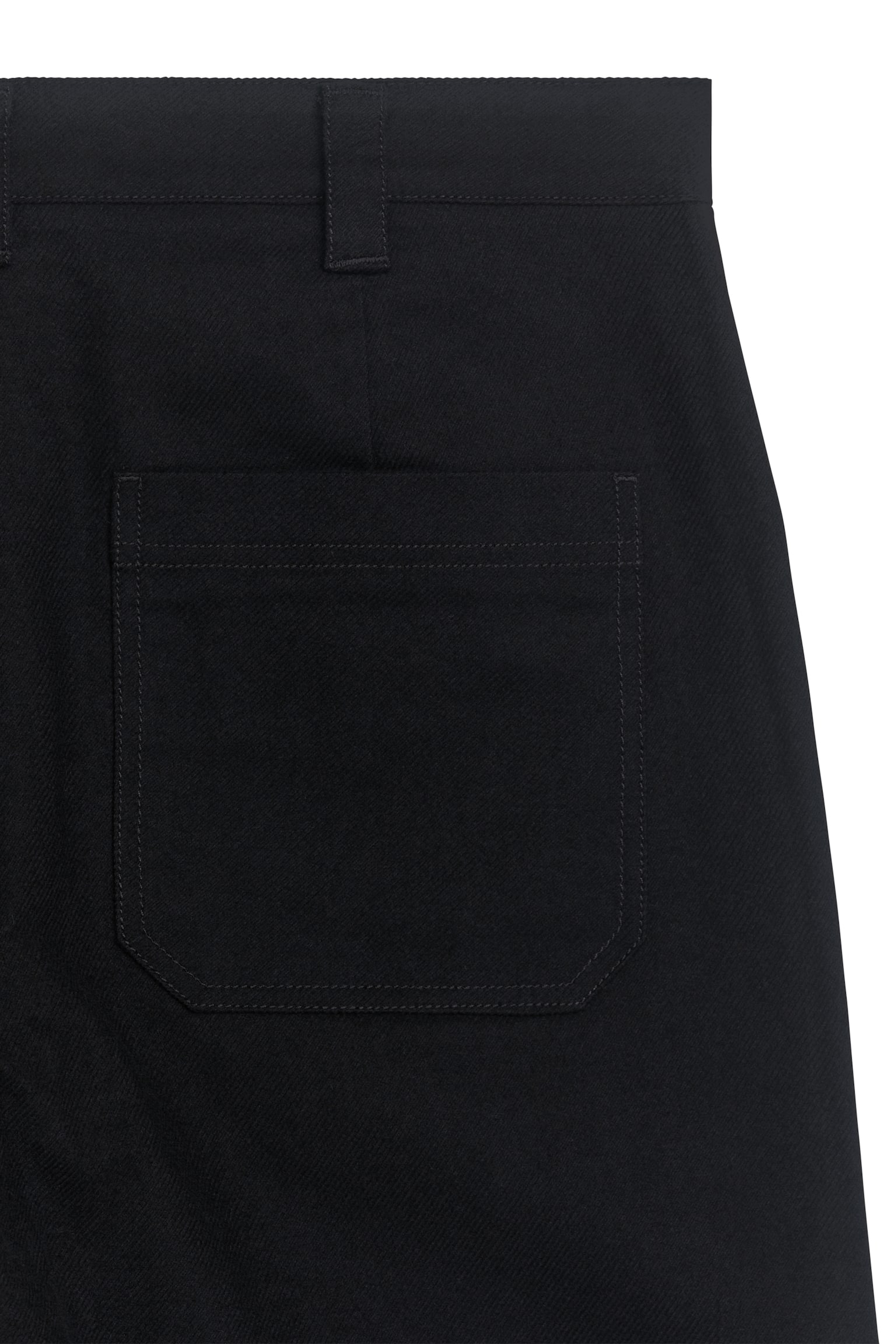 Cotton Moleskin Twill Trousers - Dark Blue/Dark Mole - 5