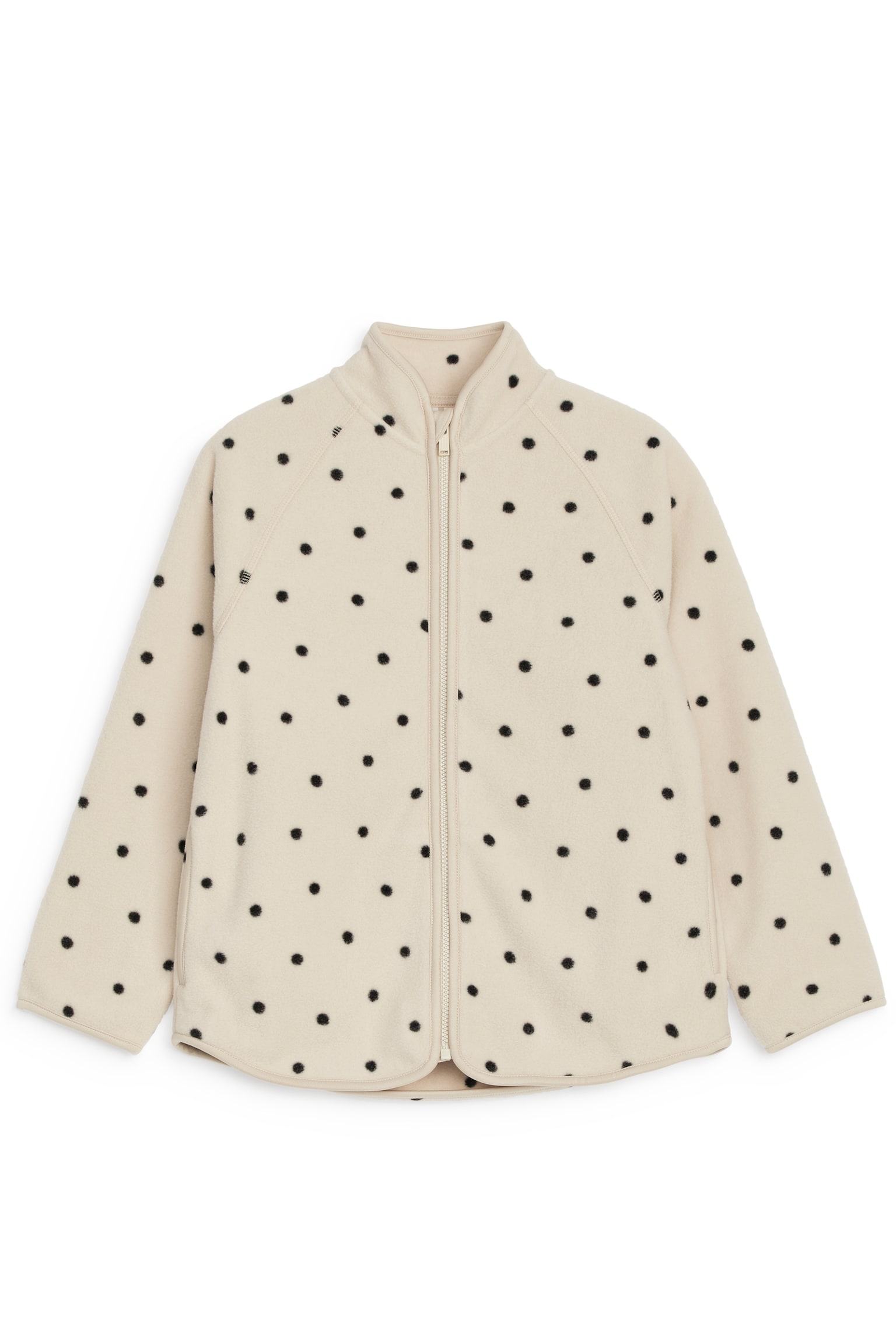 Fleece Jacket - Light Beige - 1