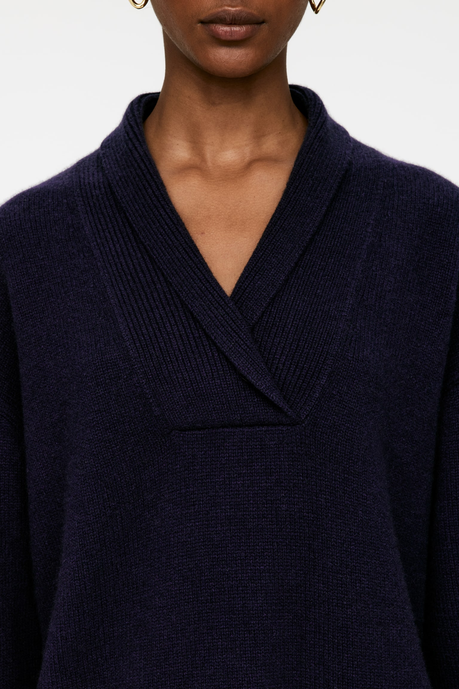 Cashmere Jumper - Dark Blue - 4