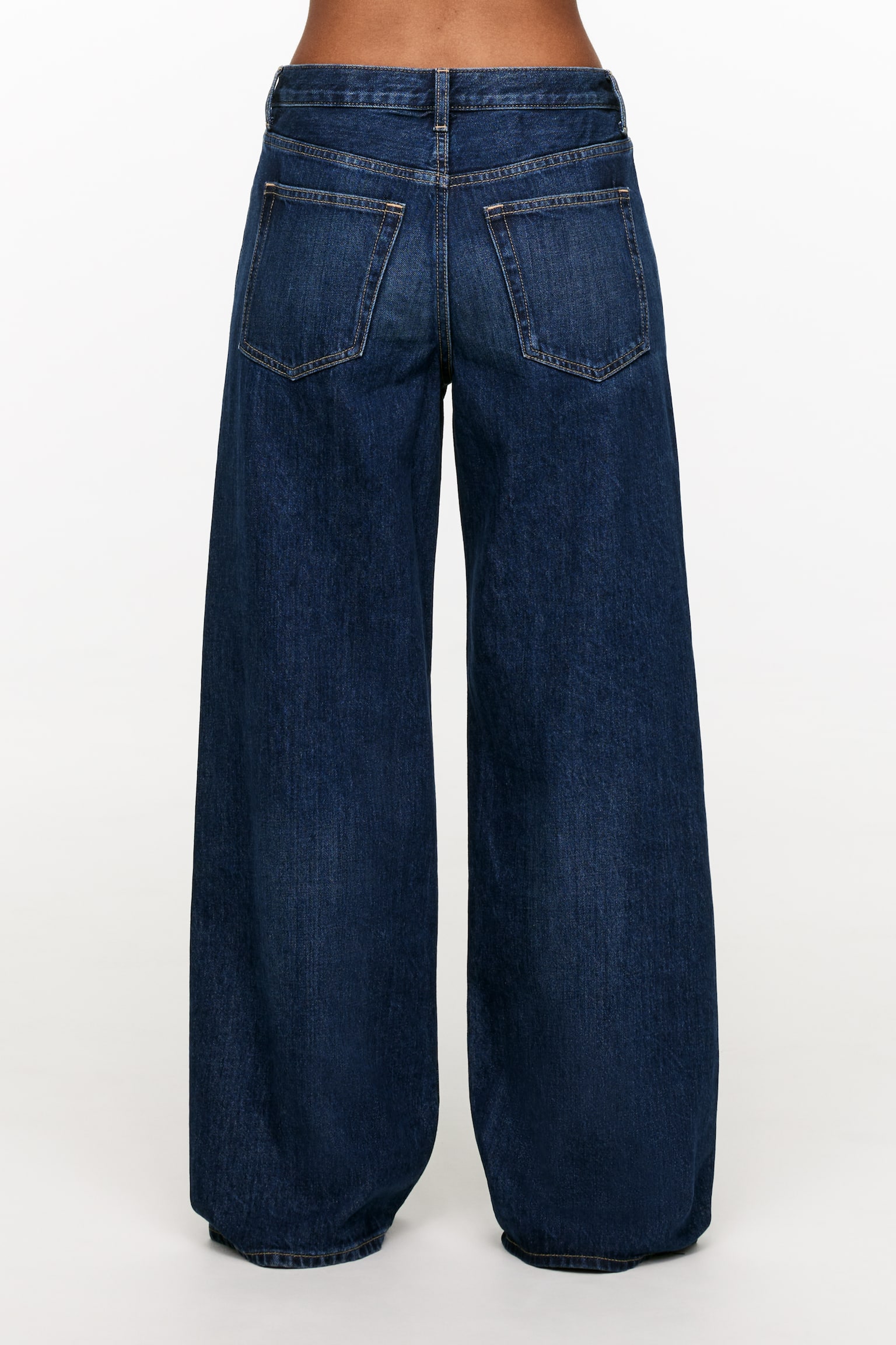 CLOUD Low Loose Jeans - Mid Blue/Mid Blue - 5