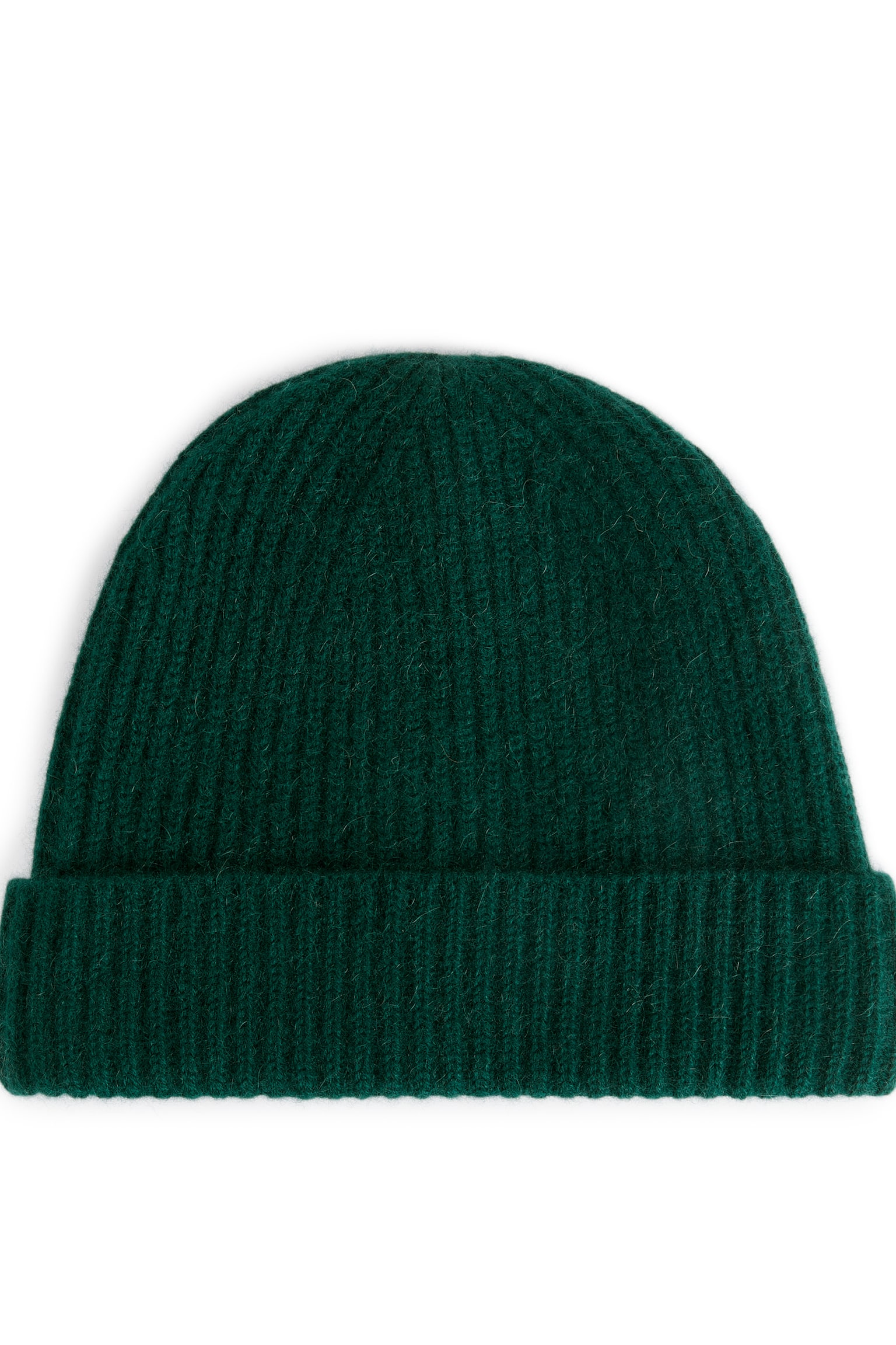 Cashmere-Wool Beanie - Dark Green/Mole/Dark Brown - 1