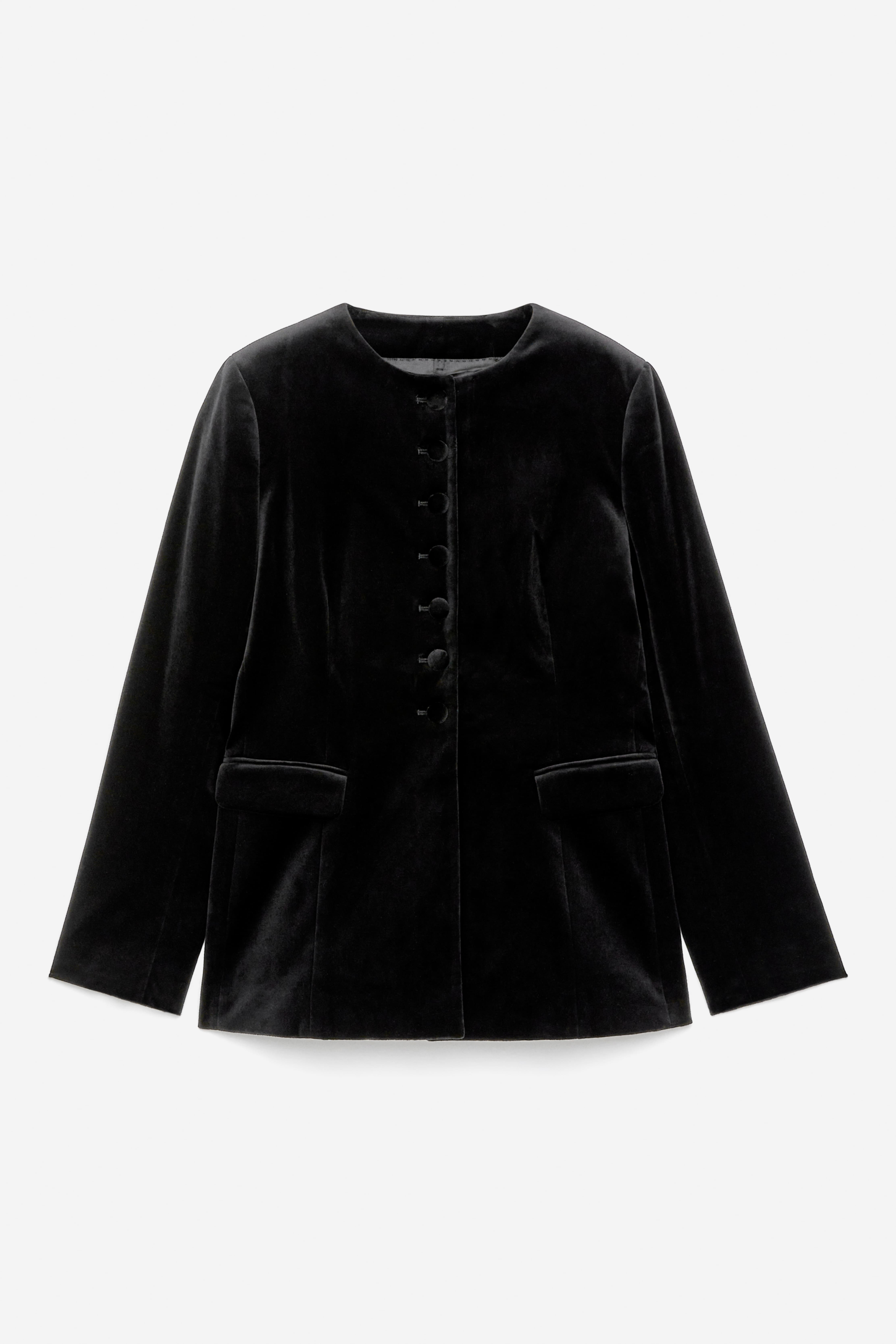 Velvet Blazer - Nero