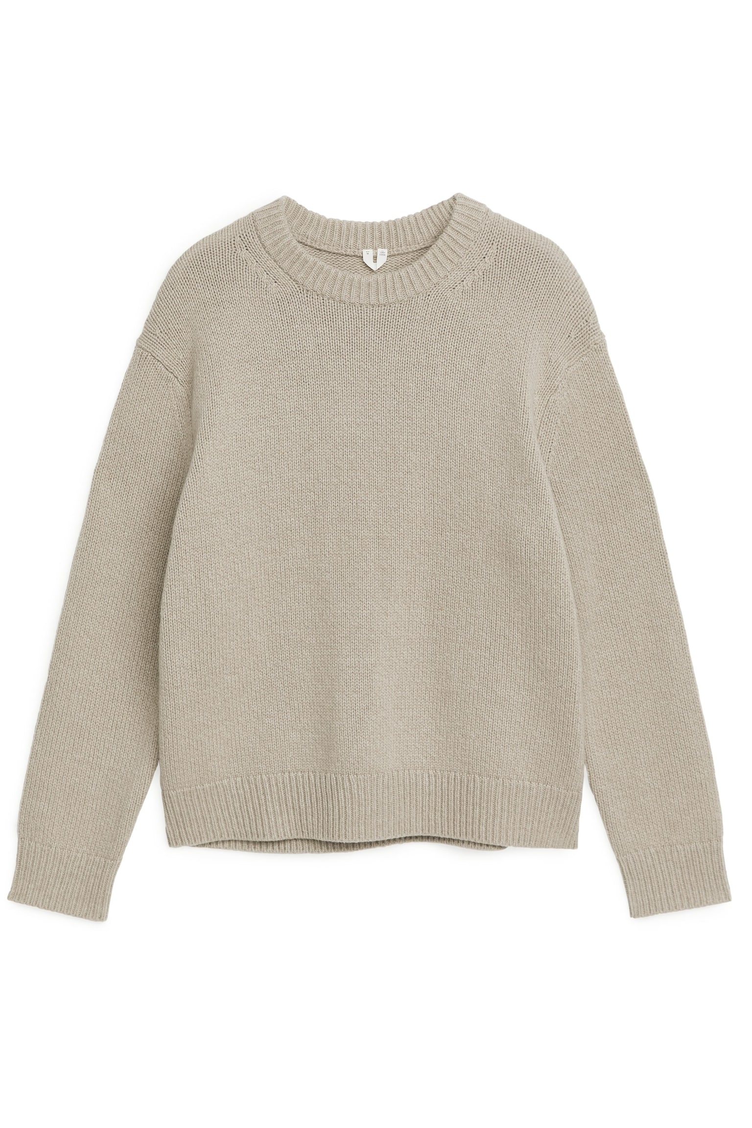 Heavy Knit Wool Blend Jumper - Beige Melange/Blue Melange/Brown/Beige/Grey/Black Melange/Dark Red/Dark Blue - 3