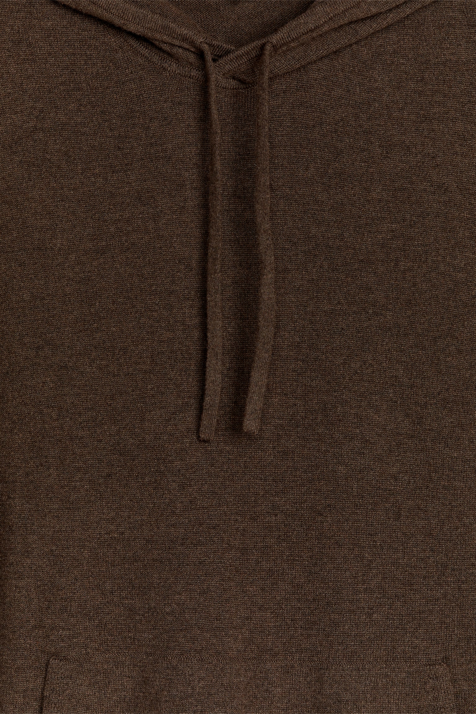 Wool-Cashmere Hoodie - Dark Mole - 2